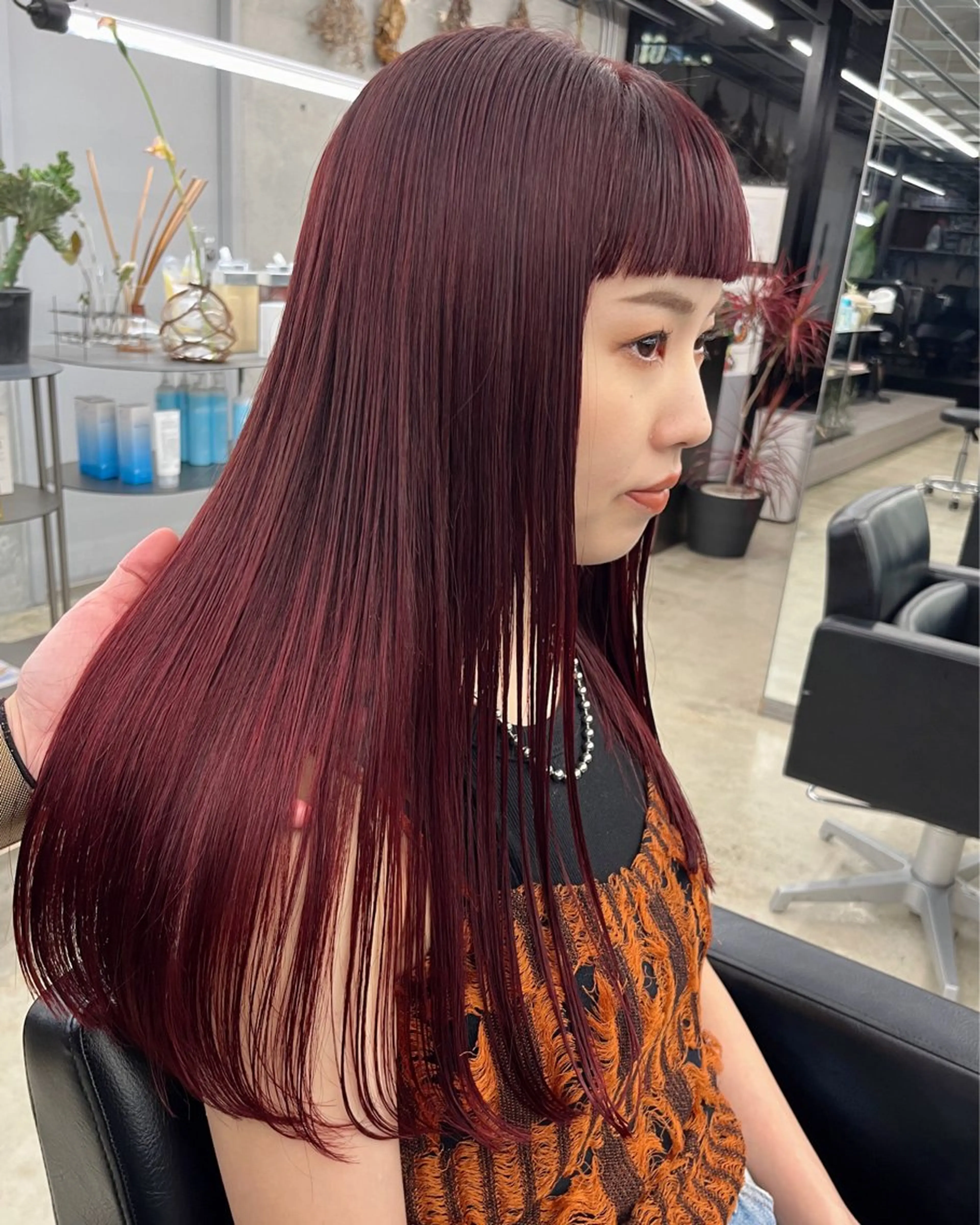 ロング カラー カット ヘアカラー ダブルカラー/ ケアブリーチ/クニトのヘアスタイル