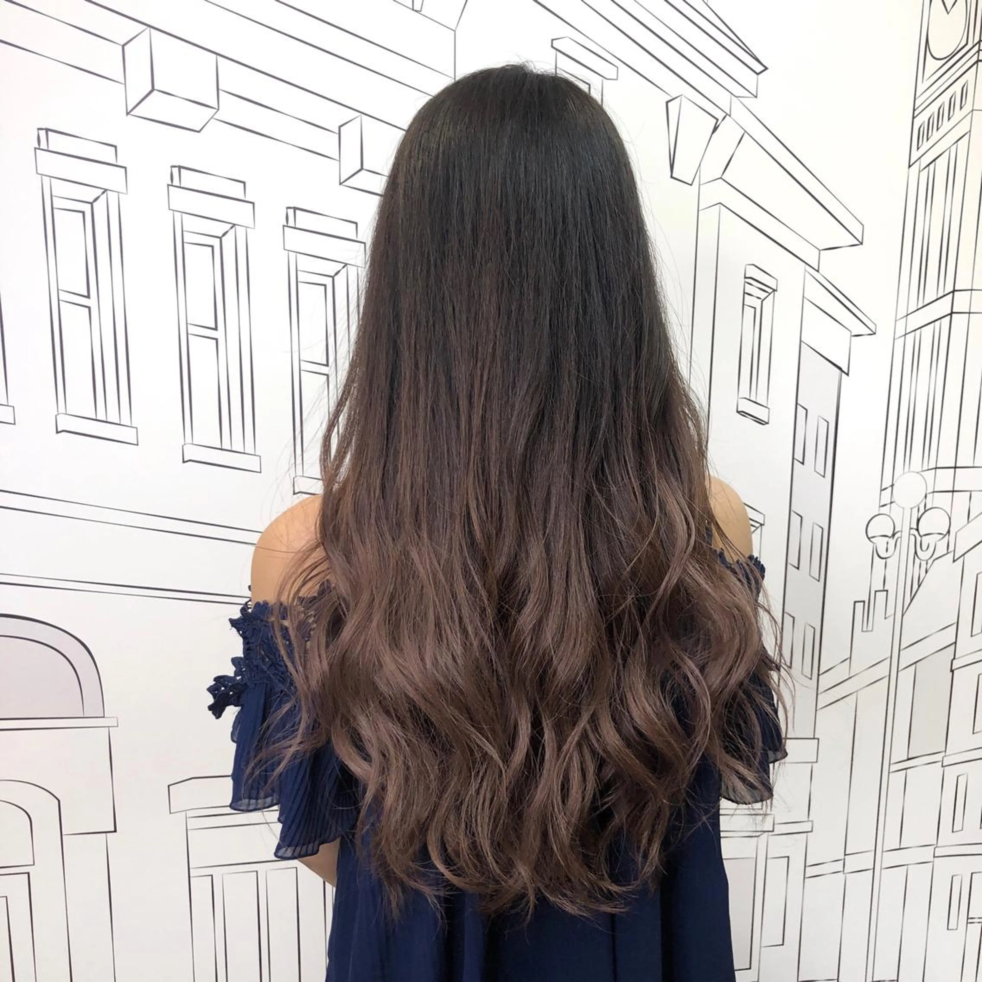 ロング カラー レイヤー,ボブ / 彩未のヘアスタイル