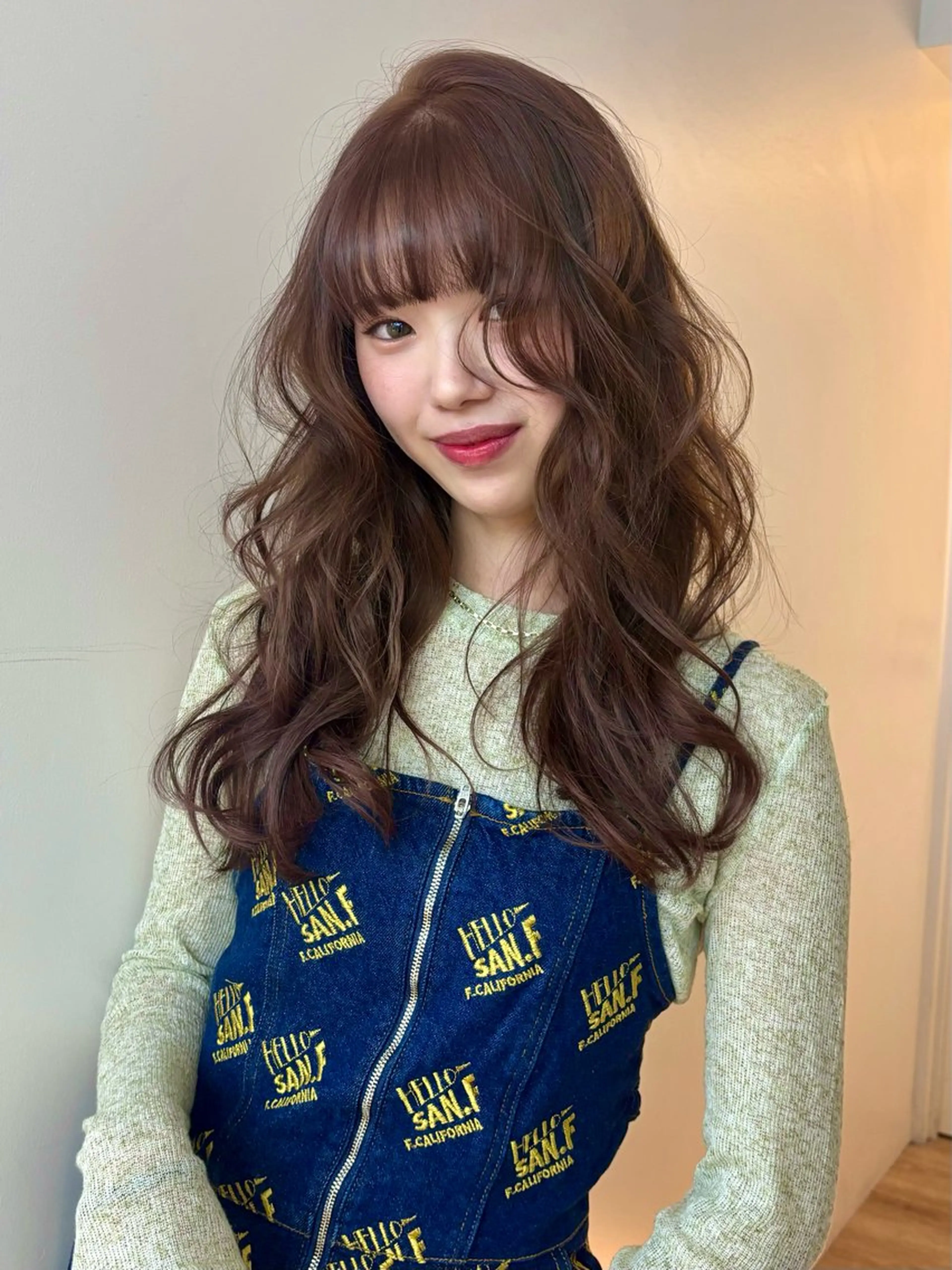 ロング ヘアカラー ハイトーン/レイヤー nail 百咲💌のヘアスタイル