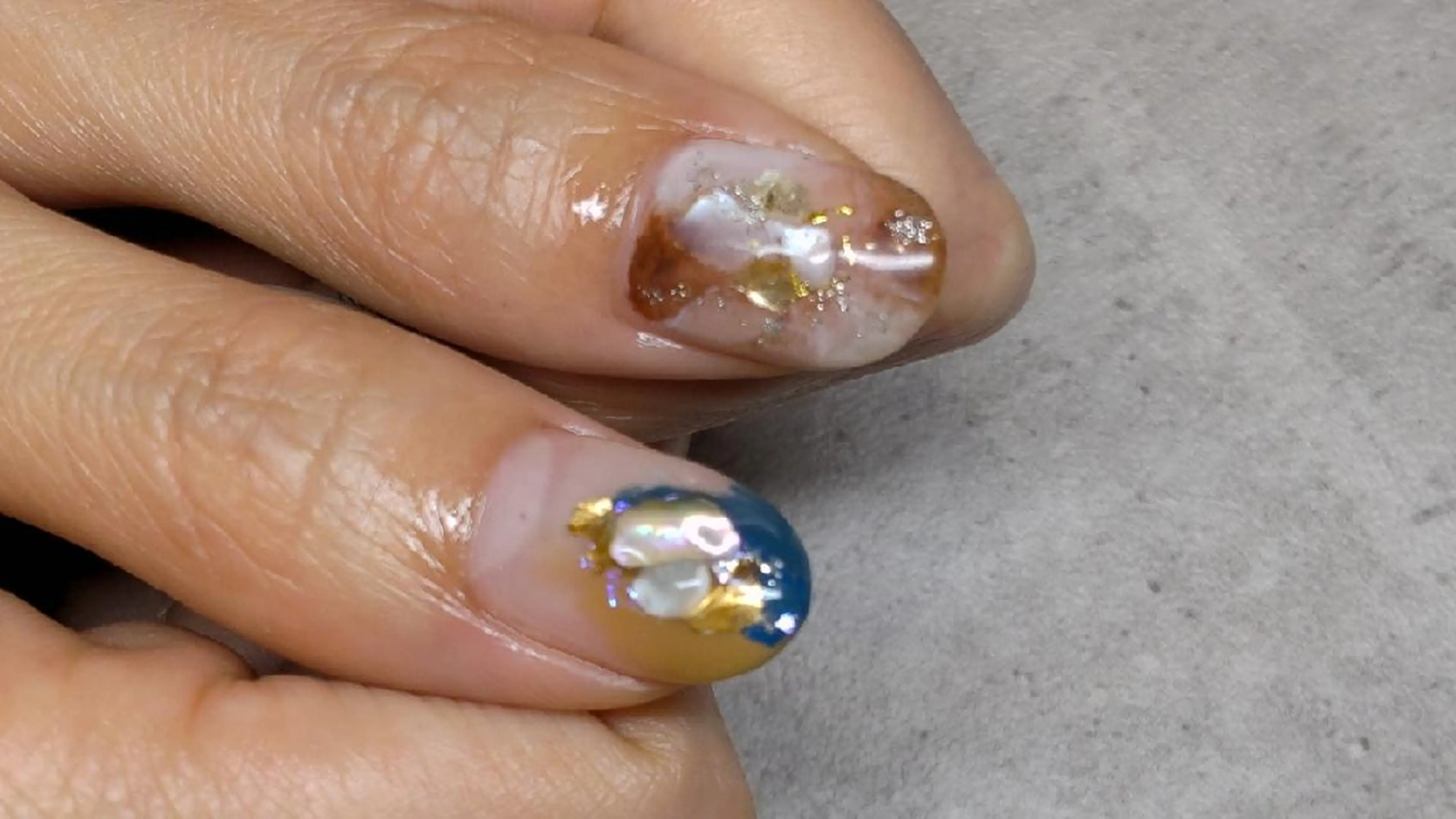 ネイル ニュアンスネイル ハンドネイル infinity skyのネイルデザイン