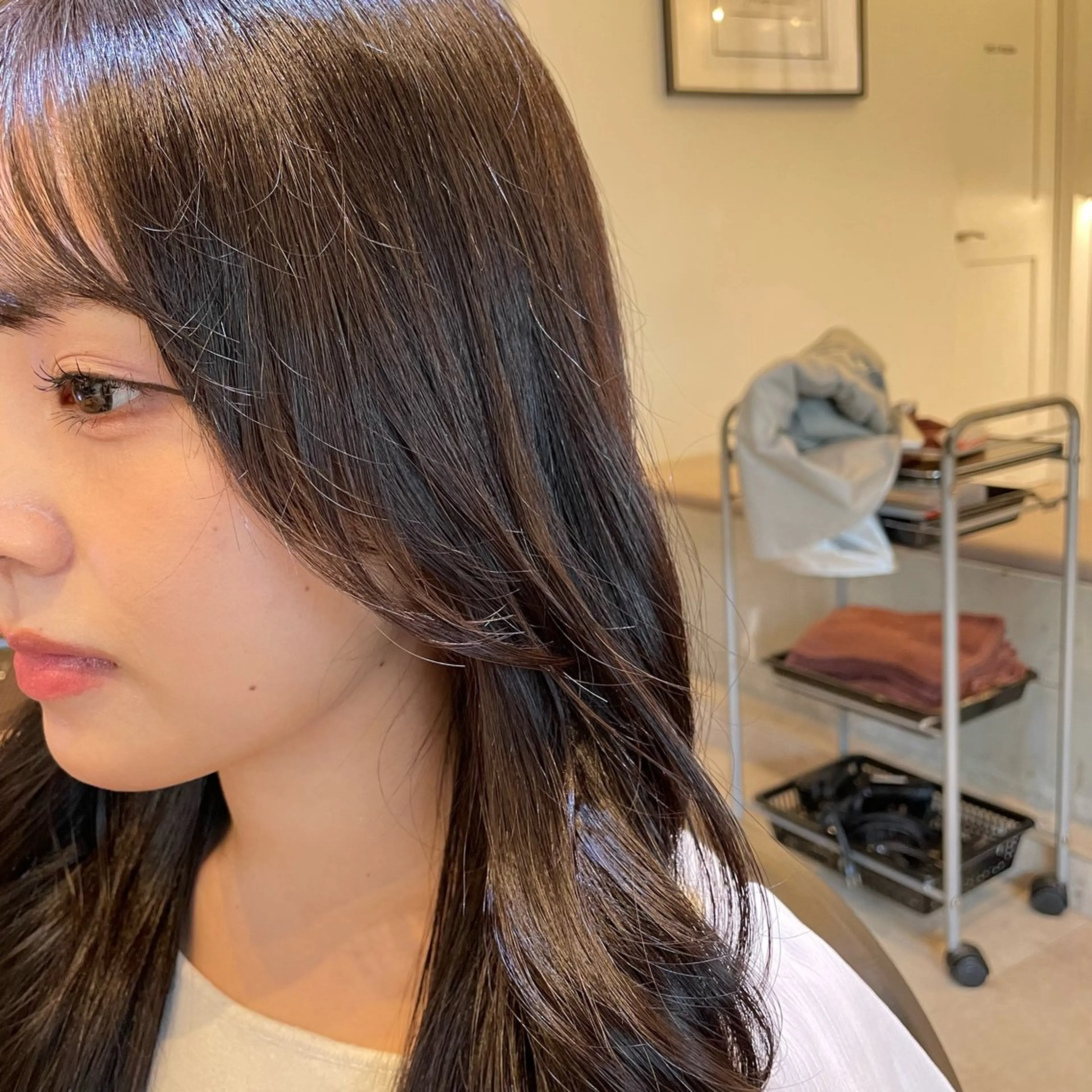 ロング カラー カット ヘアカラー La fith hair fun 池袋店【ラフィスヘアーファン】所属・💘韓国レイヤー上 品カラーruru💘のヘアスタイル