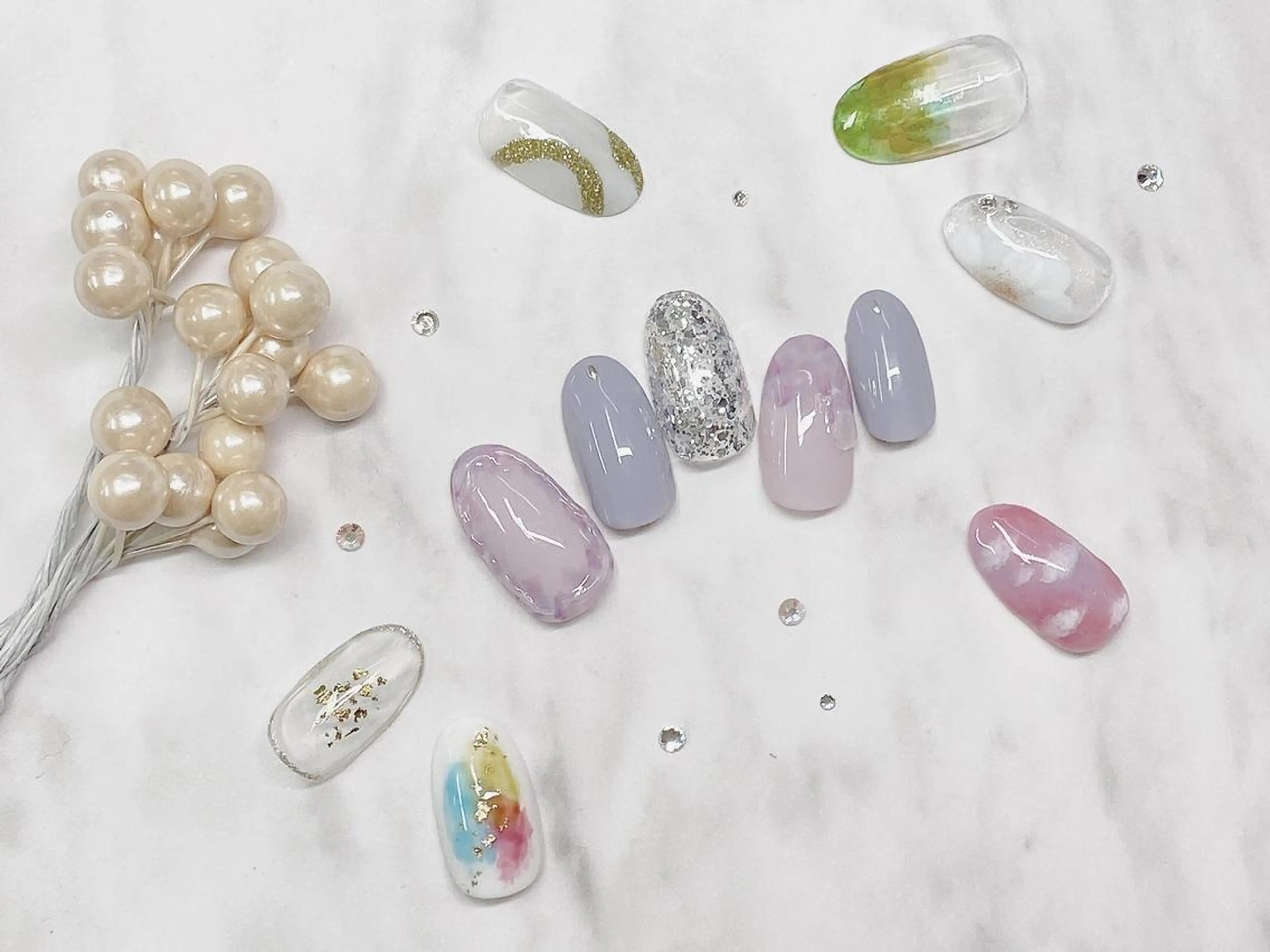 ネイル ネイルPetit Ribbonのネイルデザイン