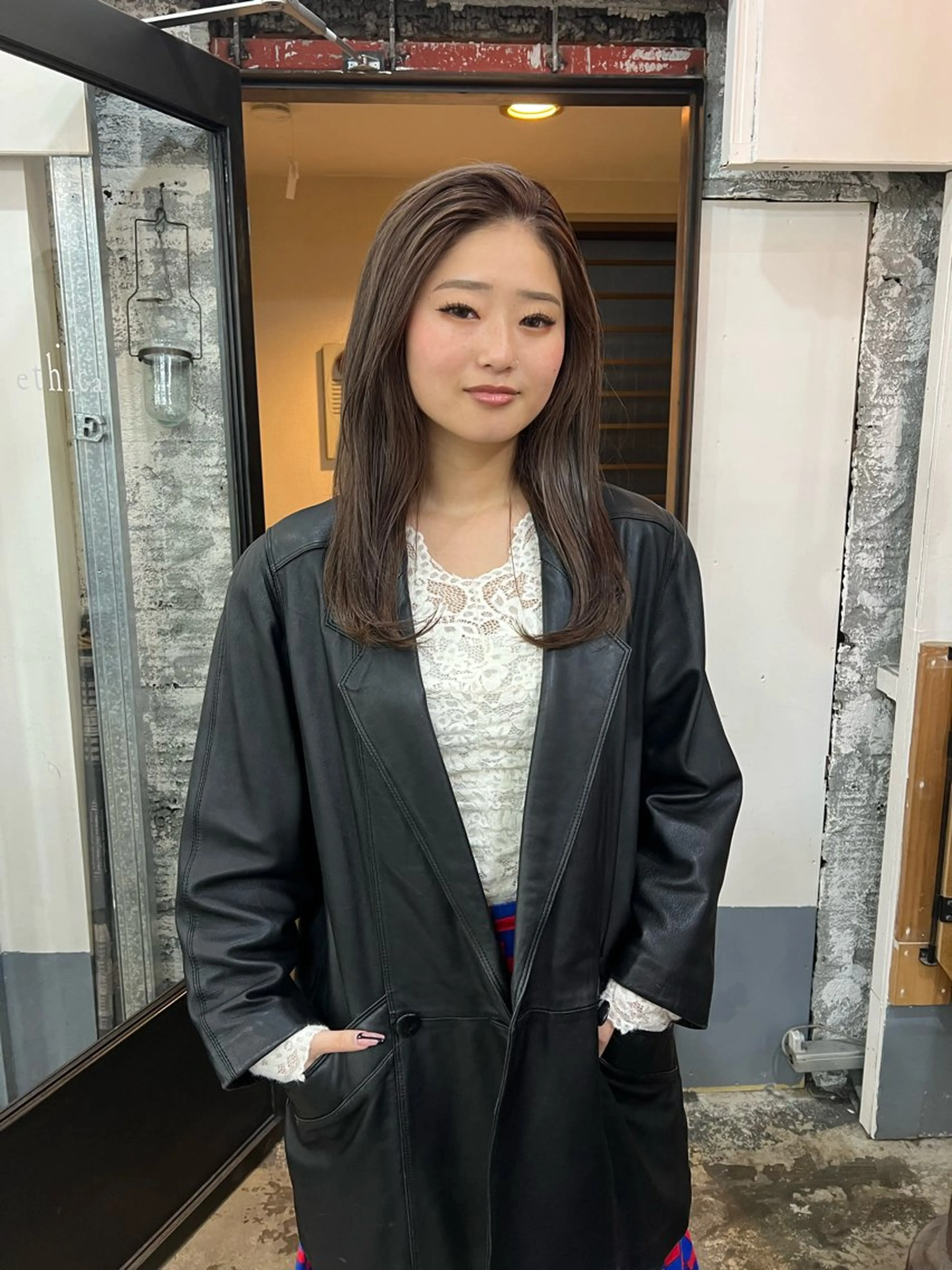 セミロング 🌈いけだ あみ🌷のヘアスタイル