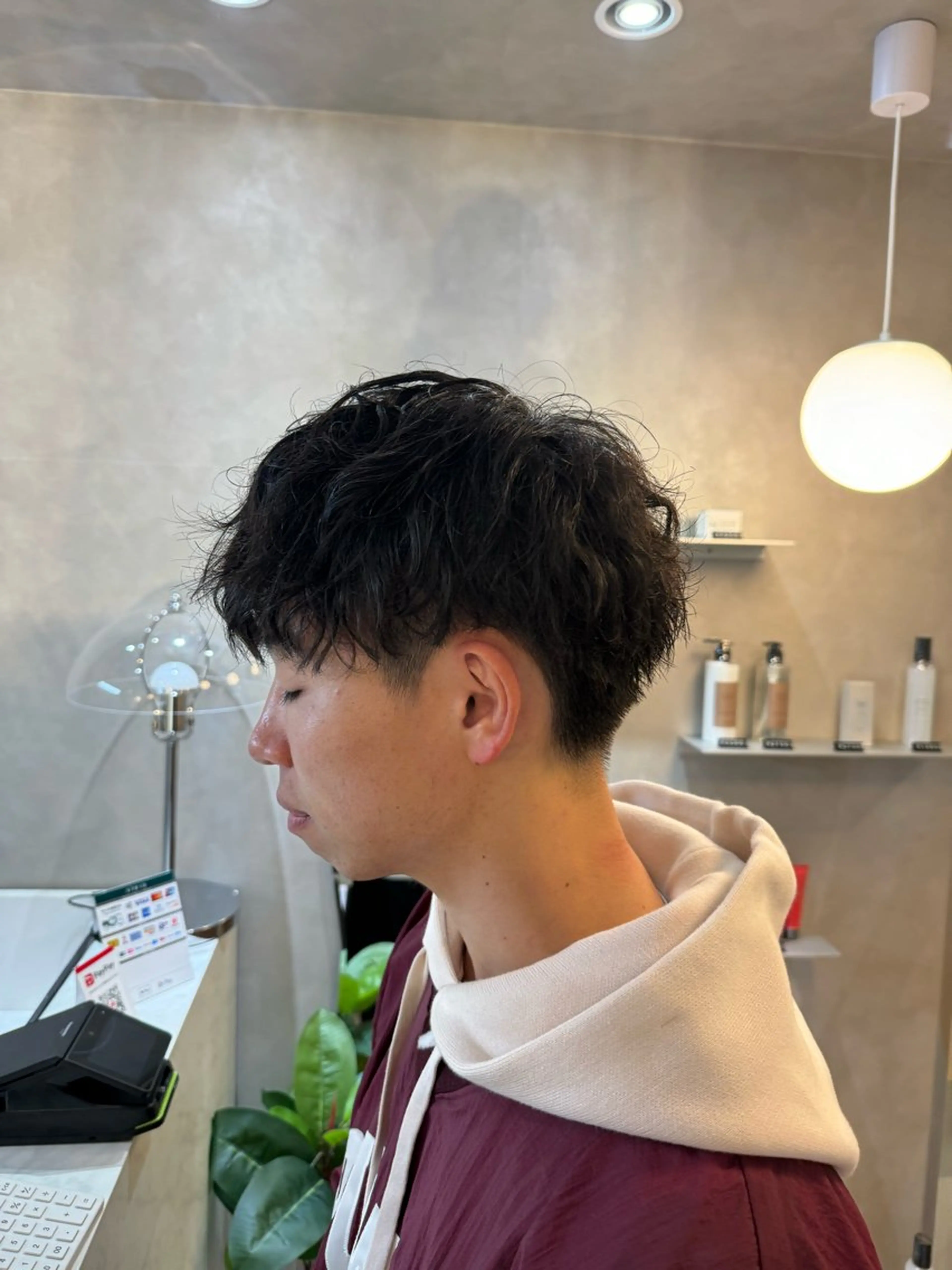 パーマ メンズ Tink　天神店所属・今村賢治/メンズ/ レイヤー✨艶カラーのヘアスタイル