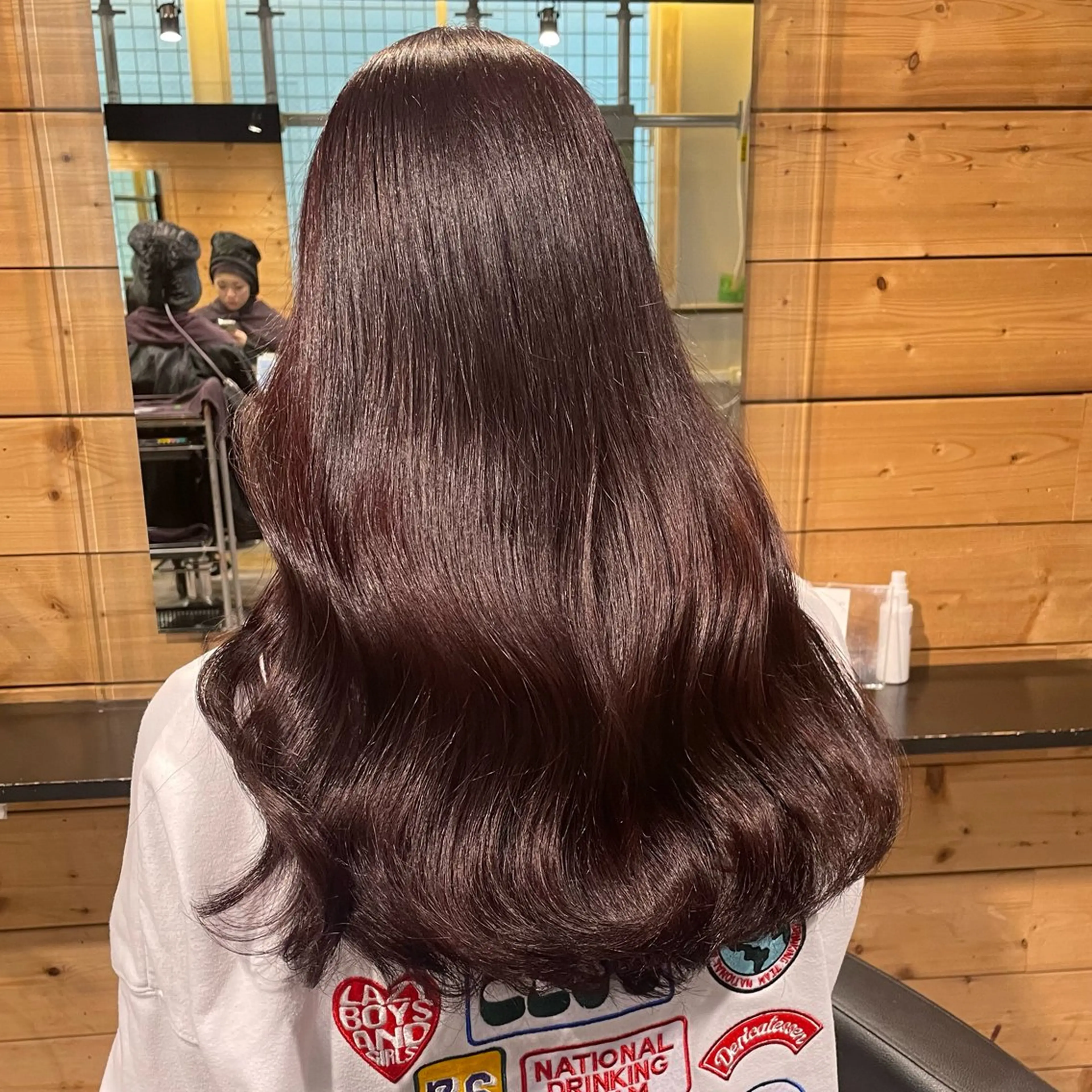 ロング ヘアカラー 盛れる暖色🎀ガーリ ーヘア🎀きっかのヘアスタイル