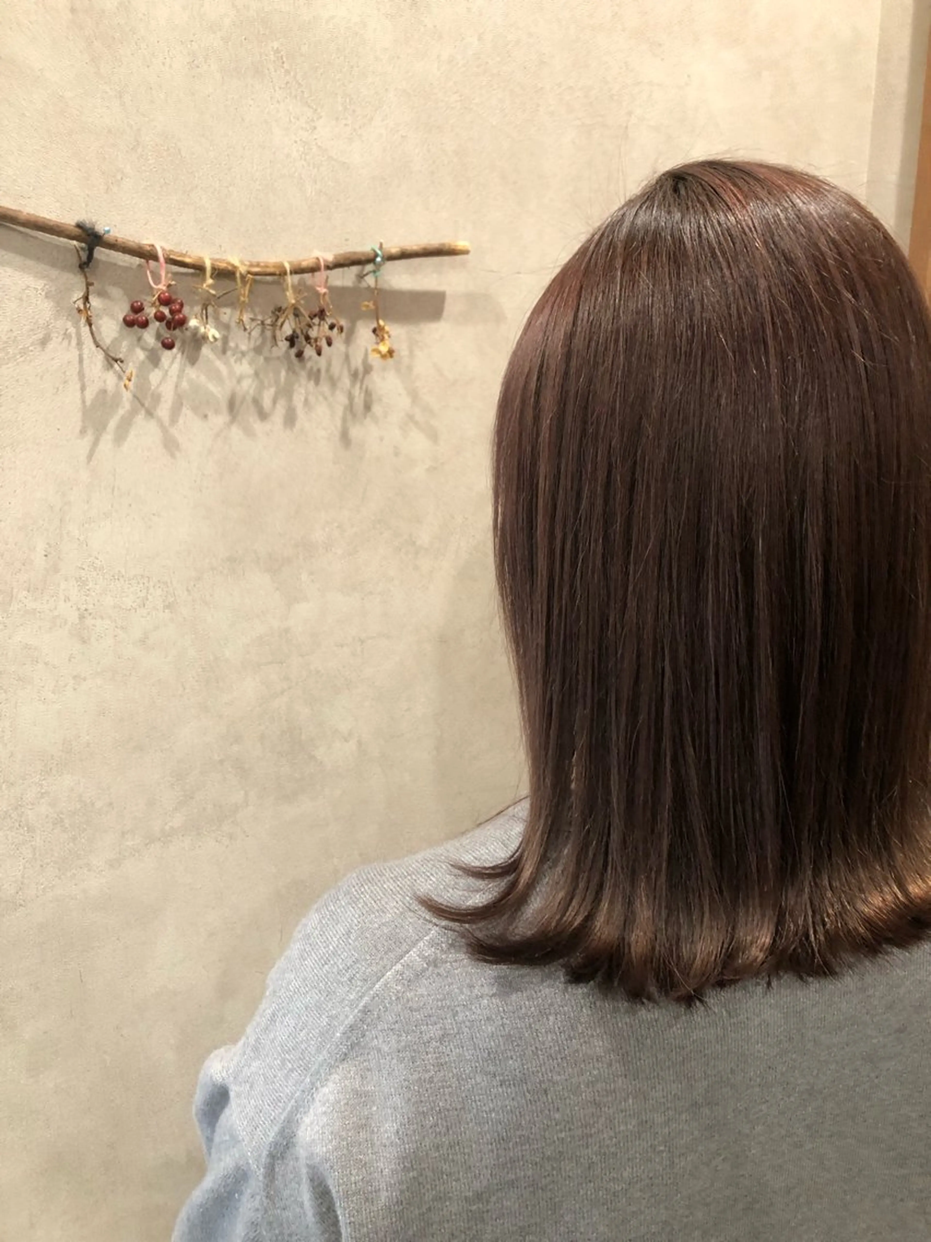 セミロング 野咲き 美容室のマツエク・マツパデザイン