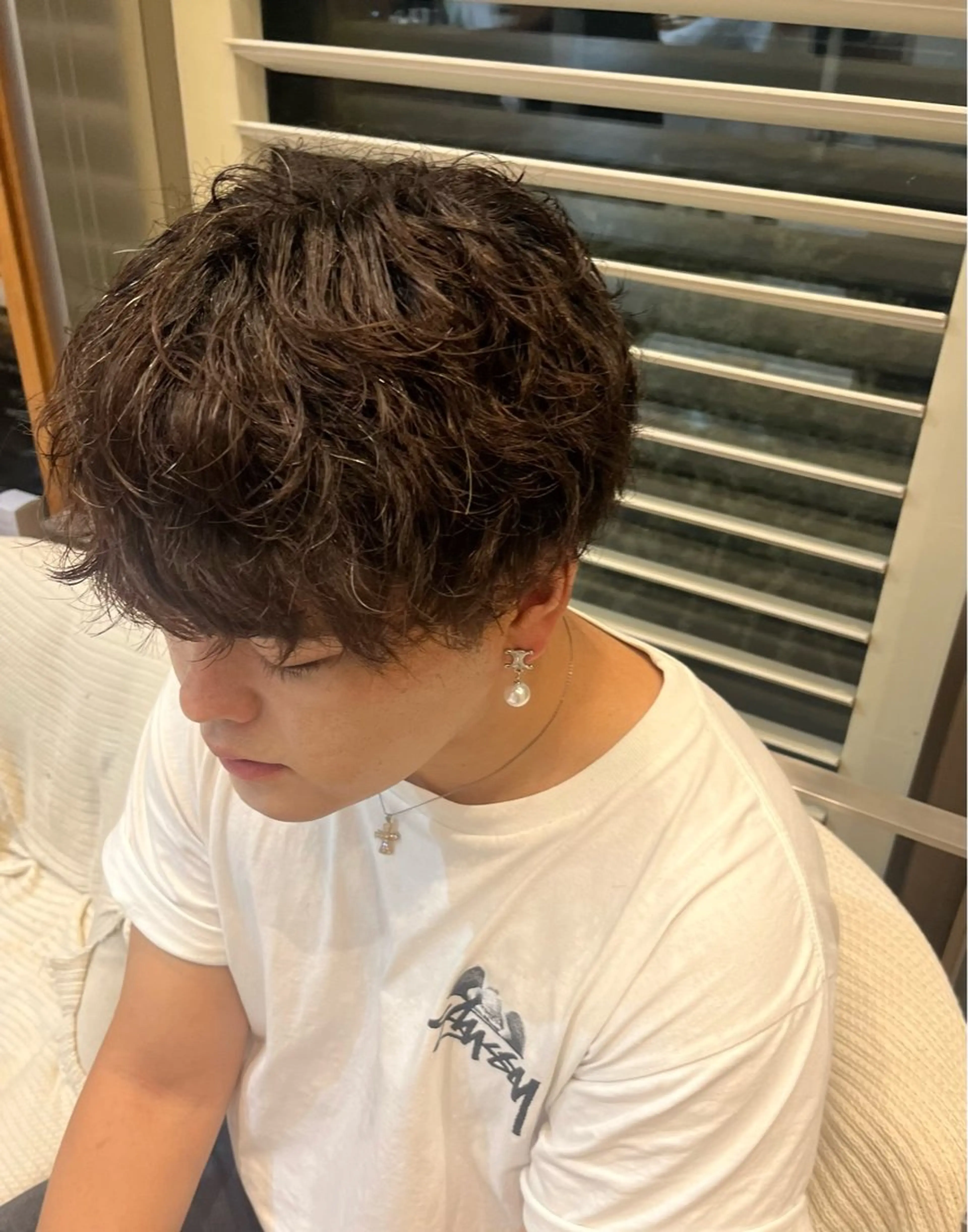 【メンズ限定👦🏻🌏】カット+パーマ(シャンプー、セット、指名料込)の写真