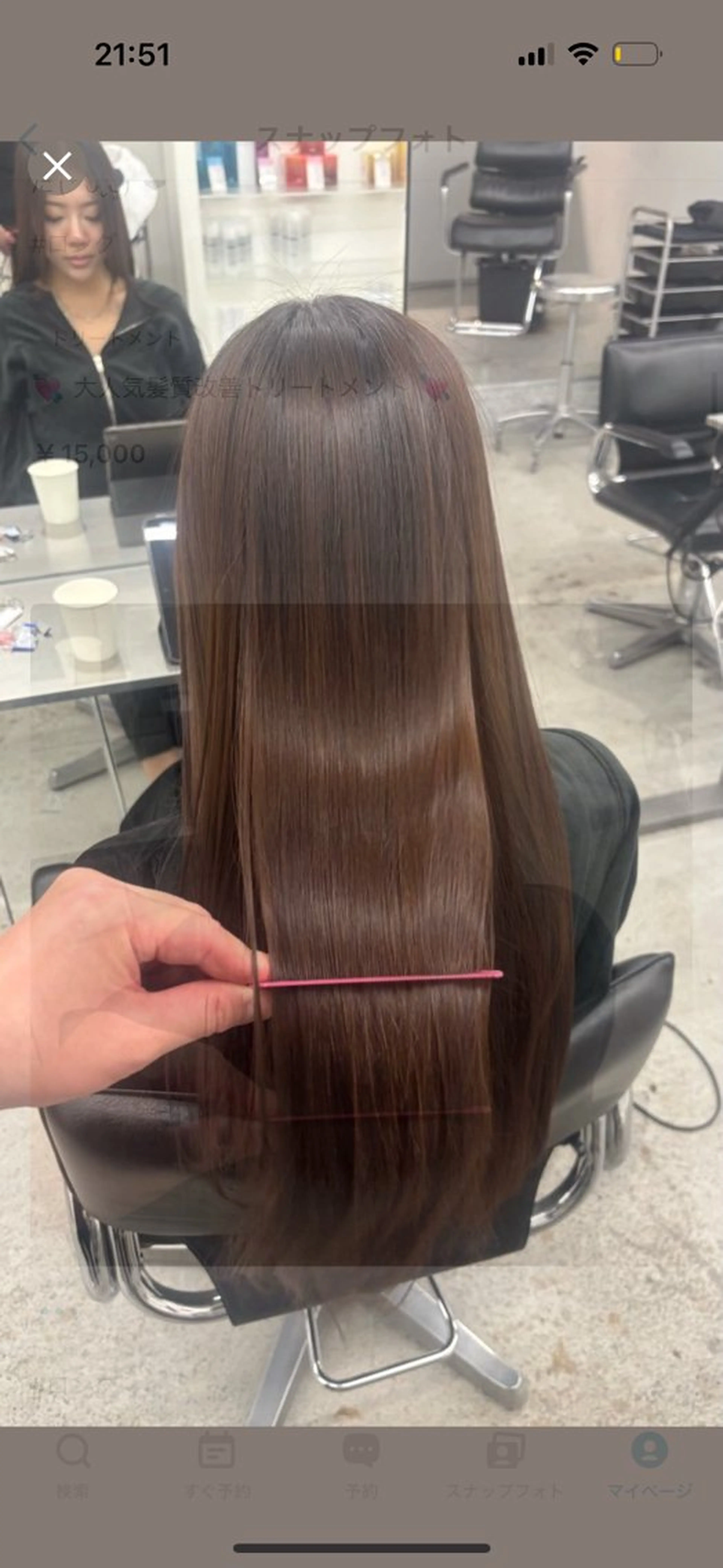 ロング トリートメント 🎀 透明感カラー / 錦糸町のヘアスタイル