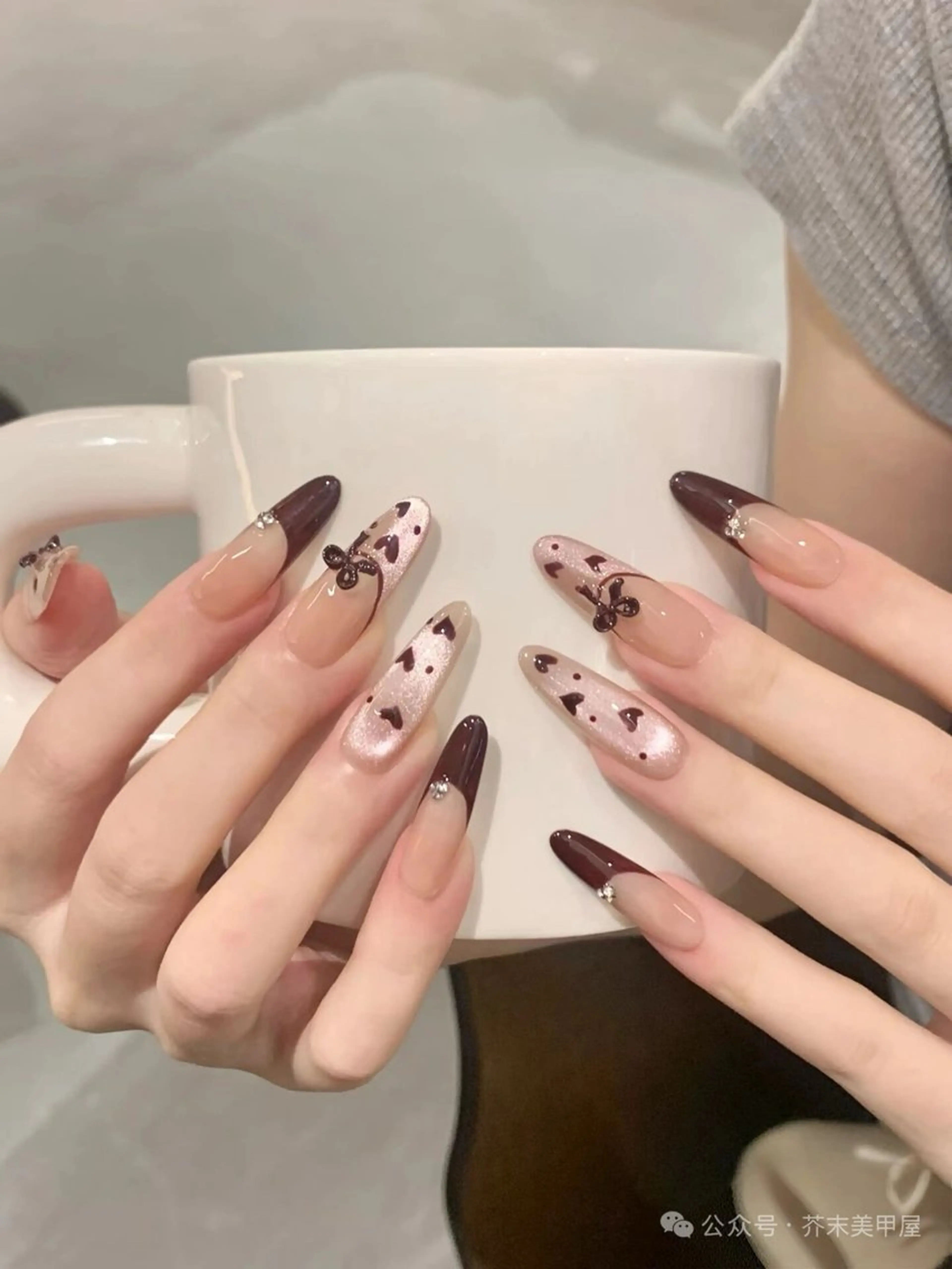 ネイル ハンドネイル 🩵Minmin nail salonのネイルデザイン