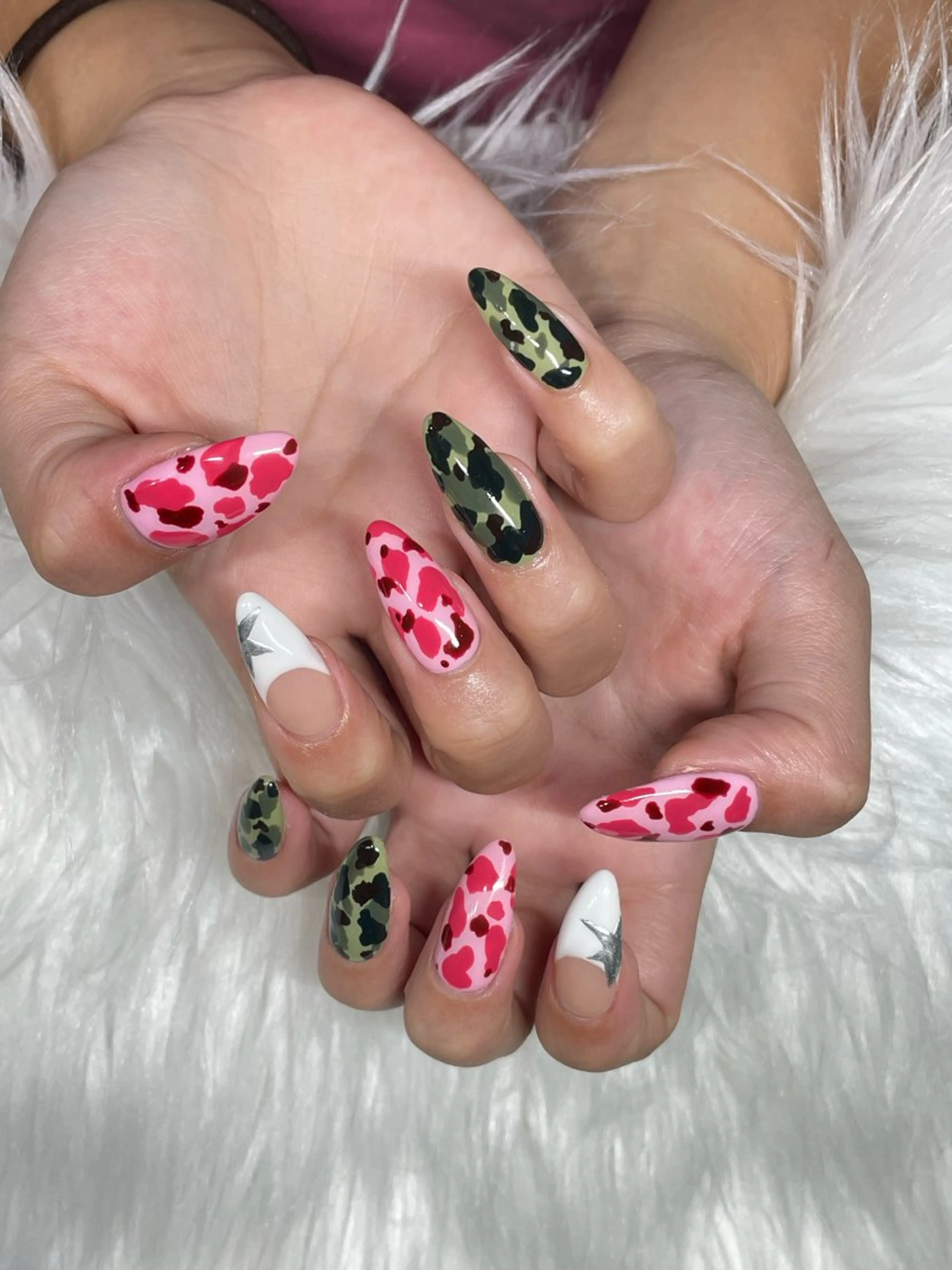 ネイル ハンドネイル オーロラ所属・YUI nailのネイルデザイン