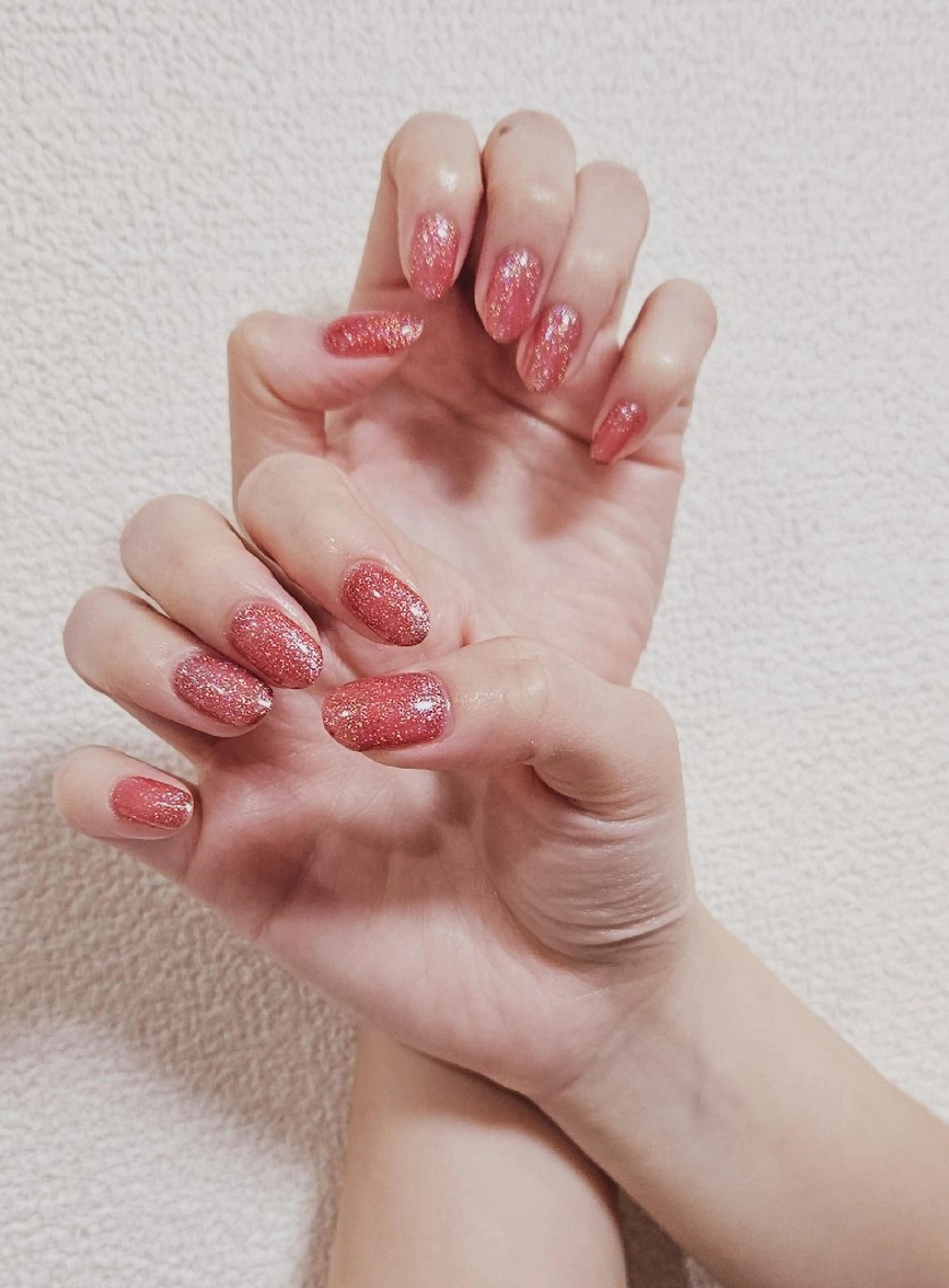 ネイル フラッシュネイル ラメ(グリッター) ハンドネイル WALNUT eyebrow&nail所属・WALNUT くるみの眉毛・アイブロウイメージ