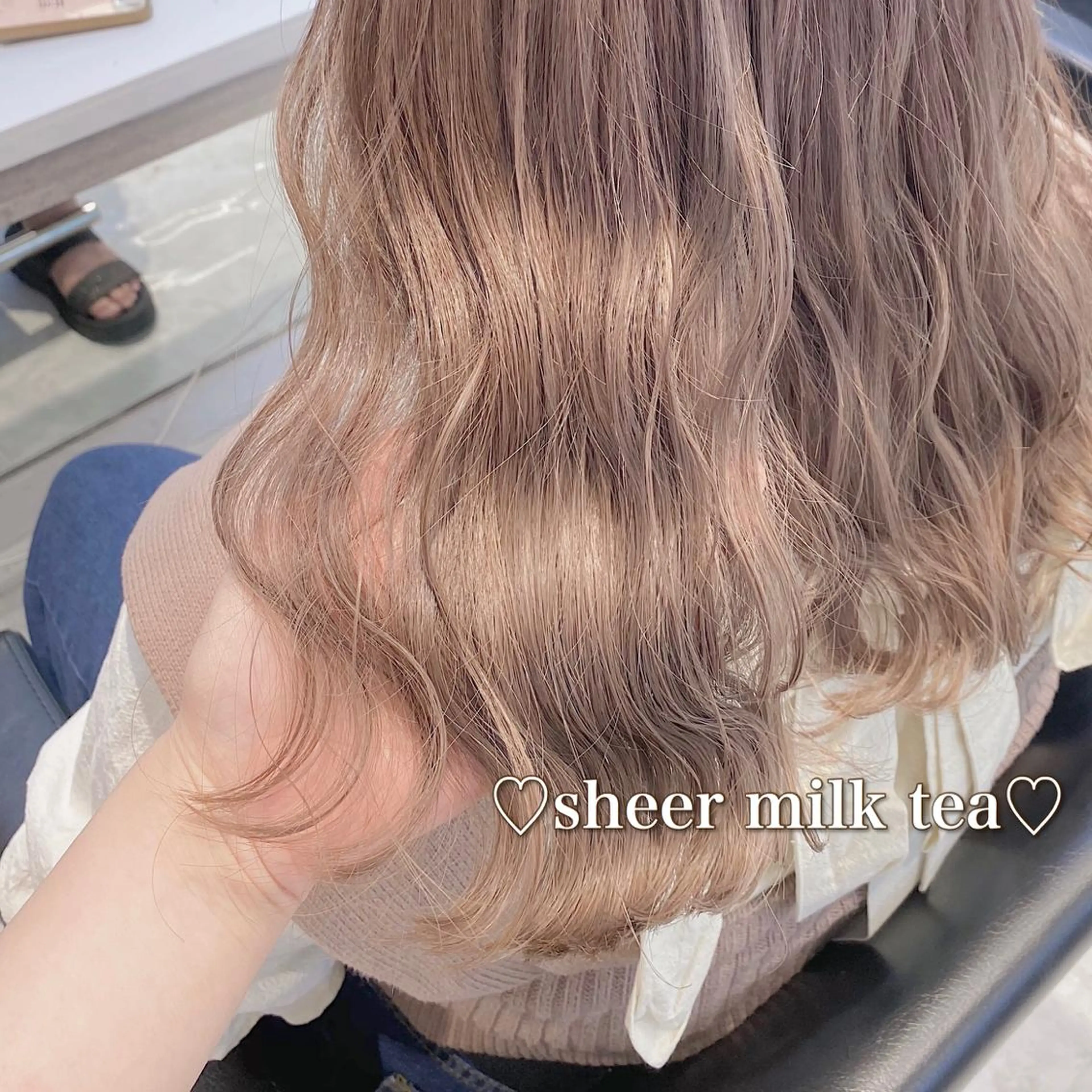 セミロング カラー ヘアアレンジ メンズ キッズ お悩み解決美容師 💐AMIのヘアスタイル