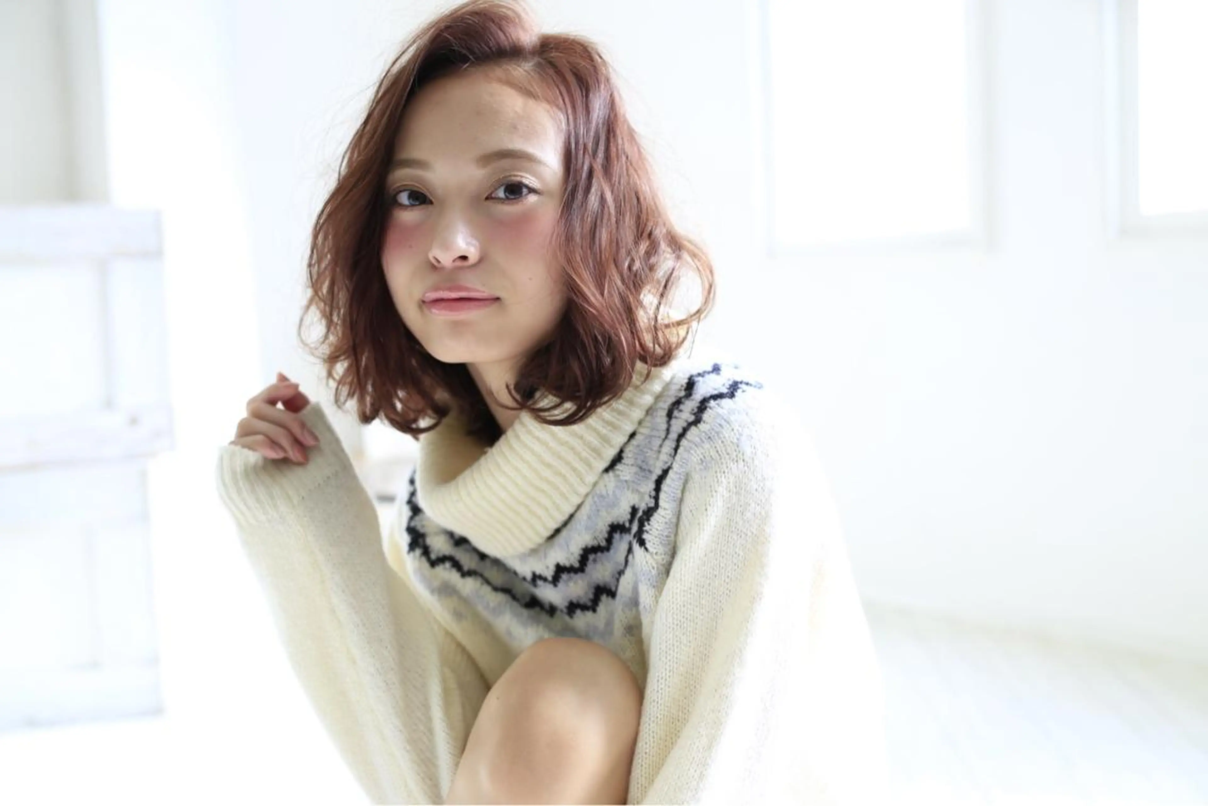 ミディアム lafithhair ruu.南本庄のヘアスタイル