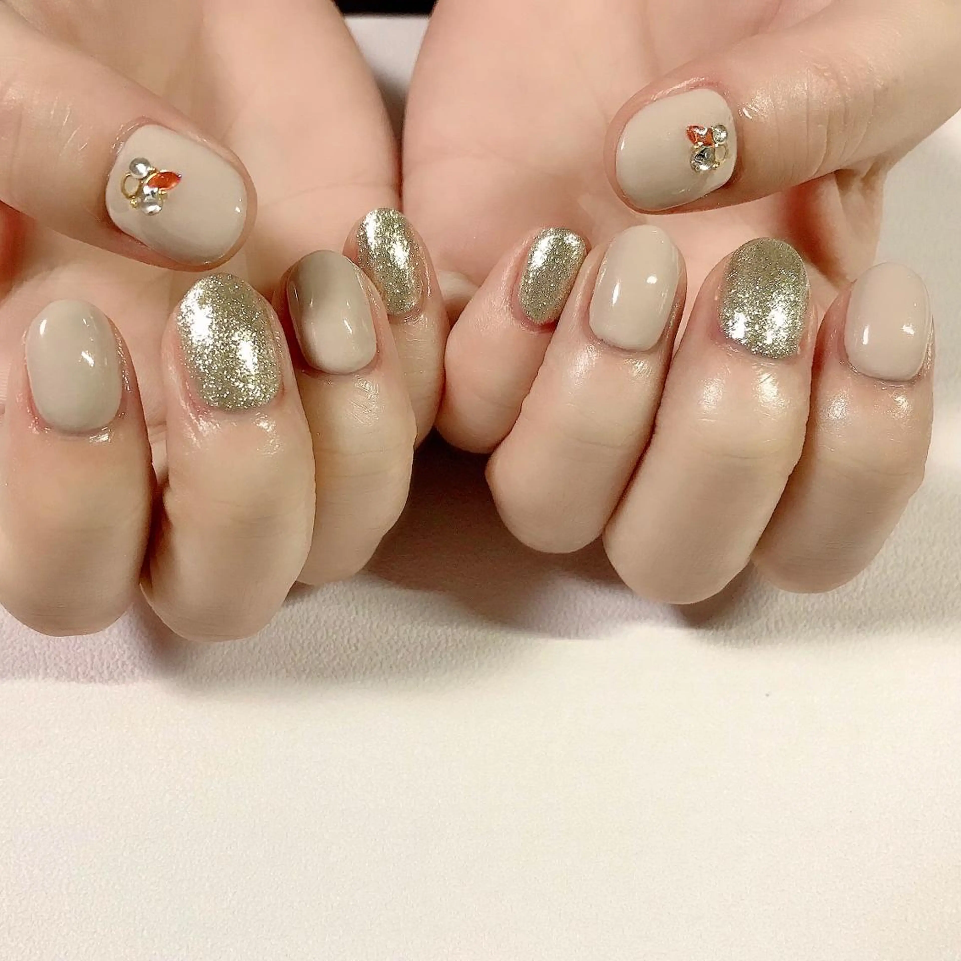 ネイル フットネイル ラメ(グリッター) ラメグラデーション ワンカラーネイル kikinail 溝の口のネイルデザイン