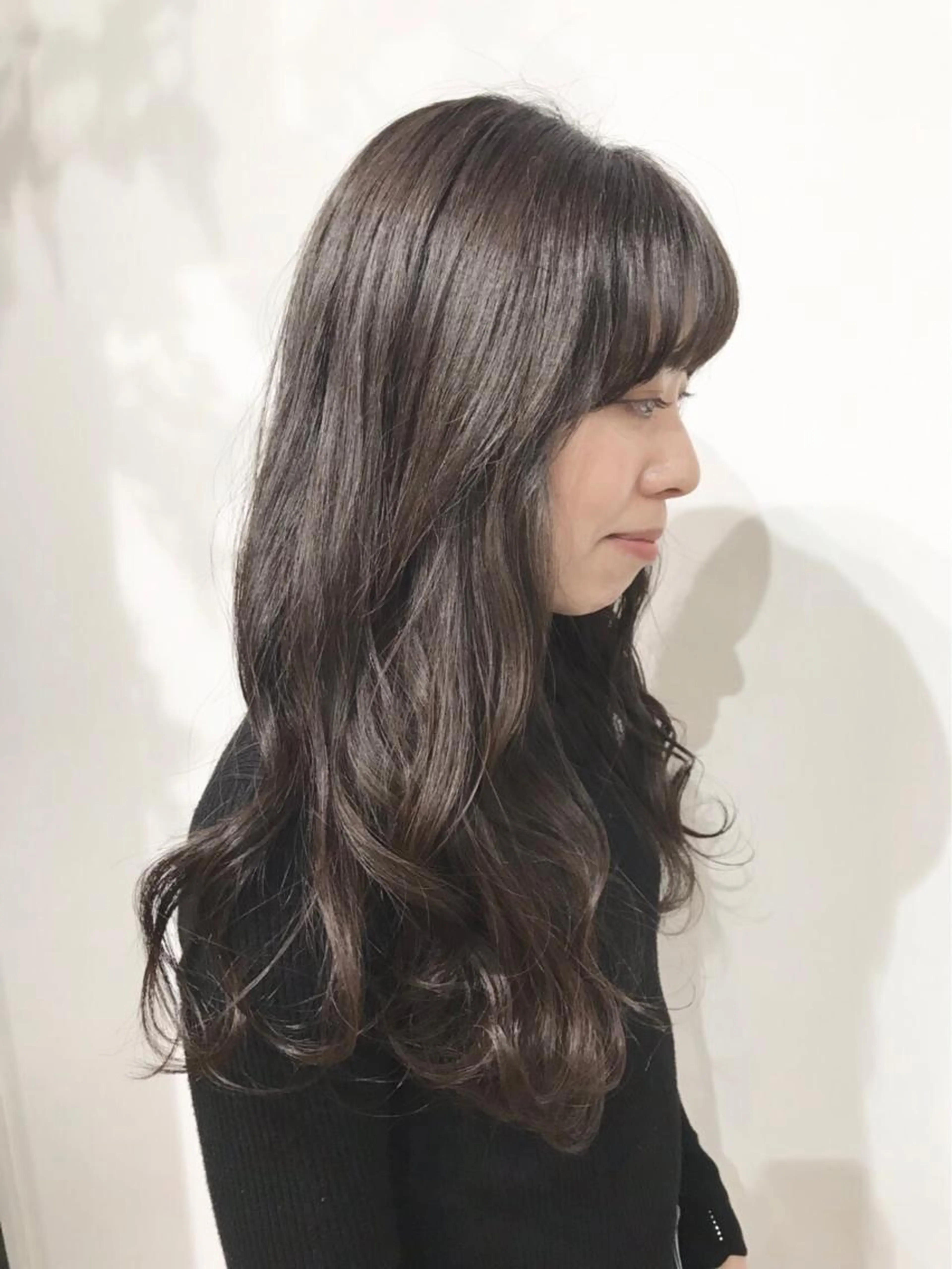 【湿気に負けない✊】自然な前髪縮毛矯正＋似合わせカット＋✨超音波ハホニコトリートメント✨の写真