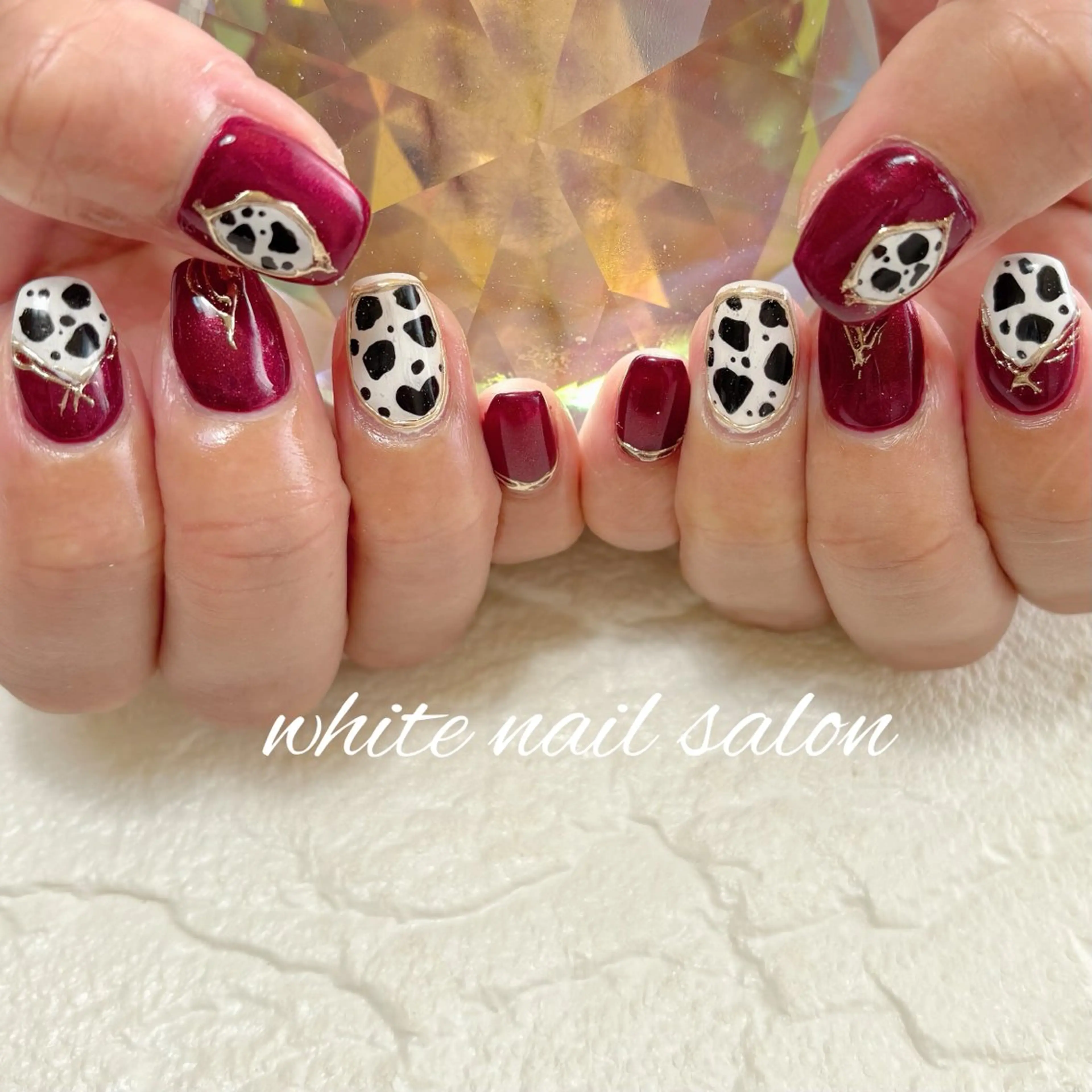 ネイル フットネイル ホワイト ハンドネイル white nail salonのネイルデザイン