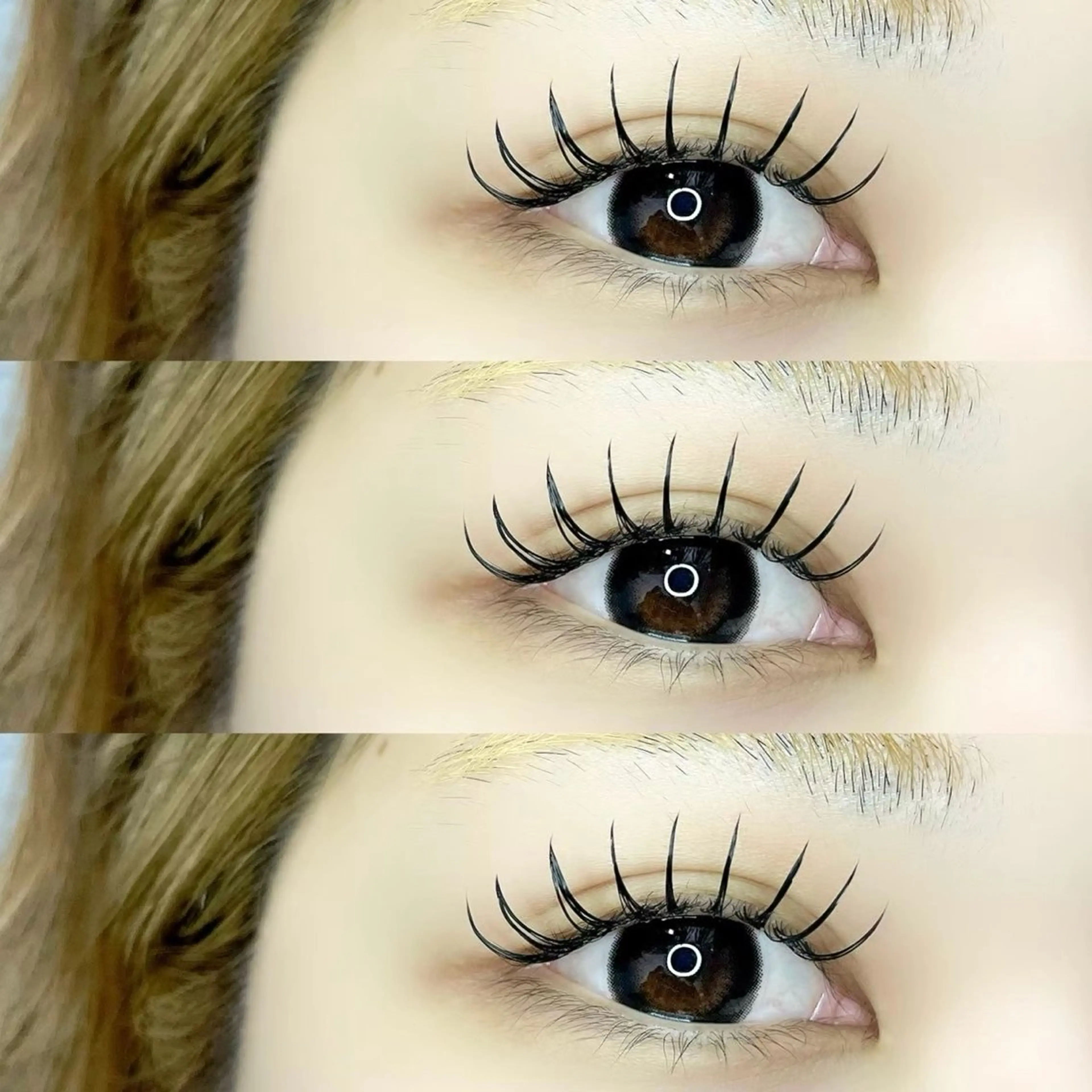 マツエク100​〜​120本の写真