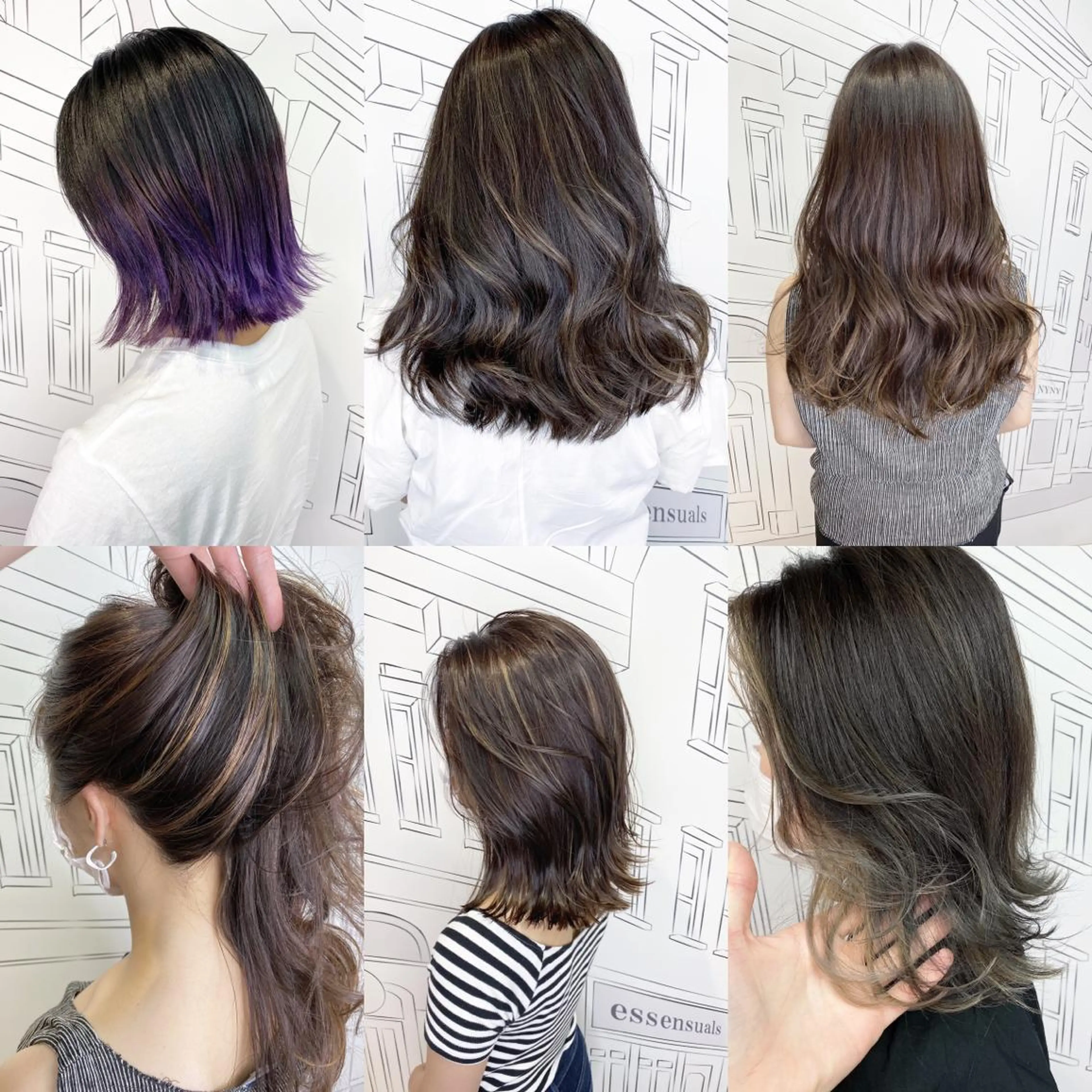 ミディアム 💎馴染むエクステ ×カラーTOMO💎のヘアスタイル