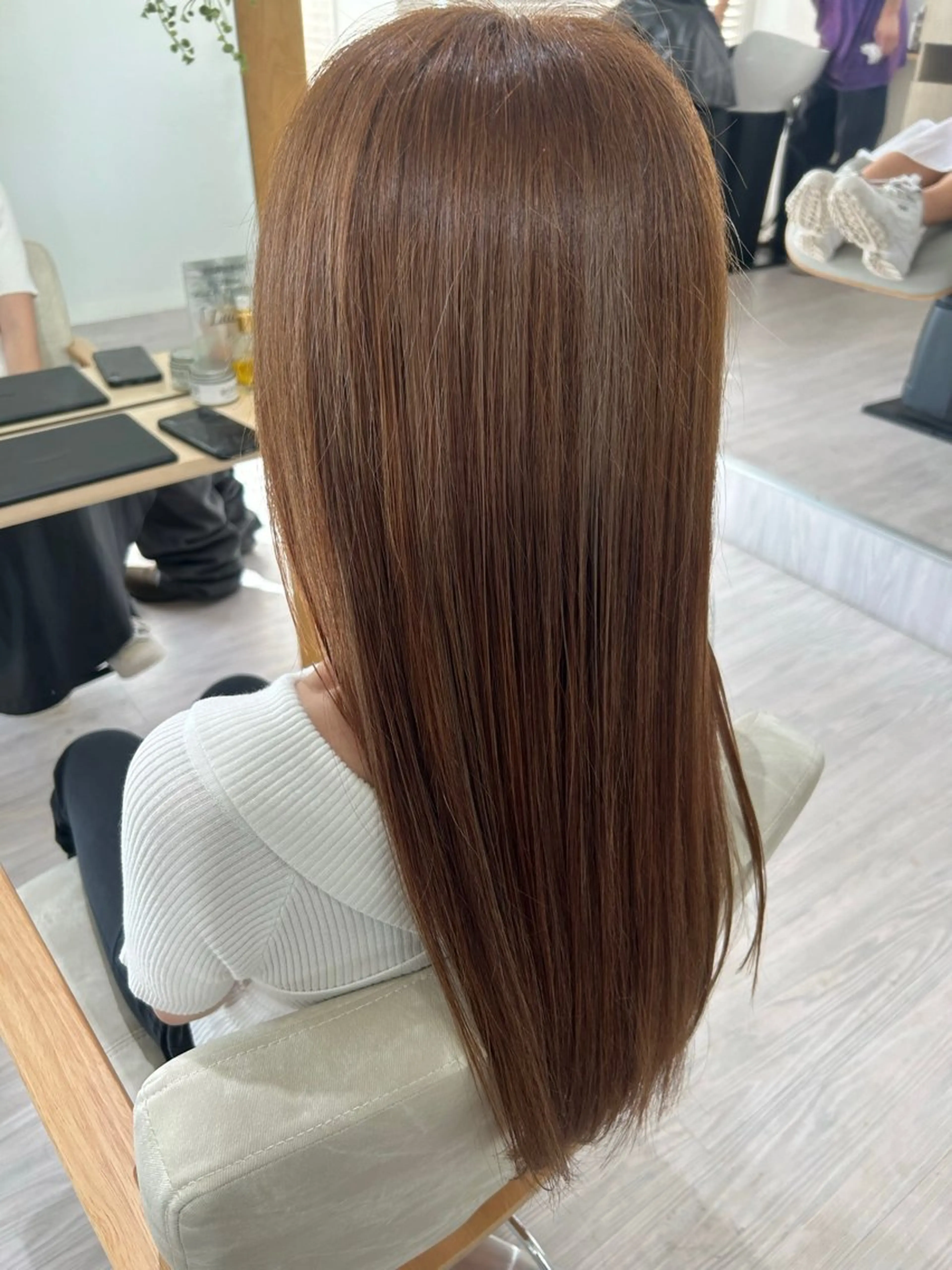 ロング カラー ブリーチ ダブルカラー ブリーチなしカラー 💙まこと💙艶 カラー(Rico)のヘアスタイル