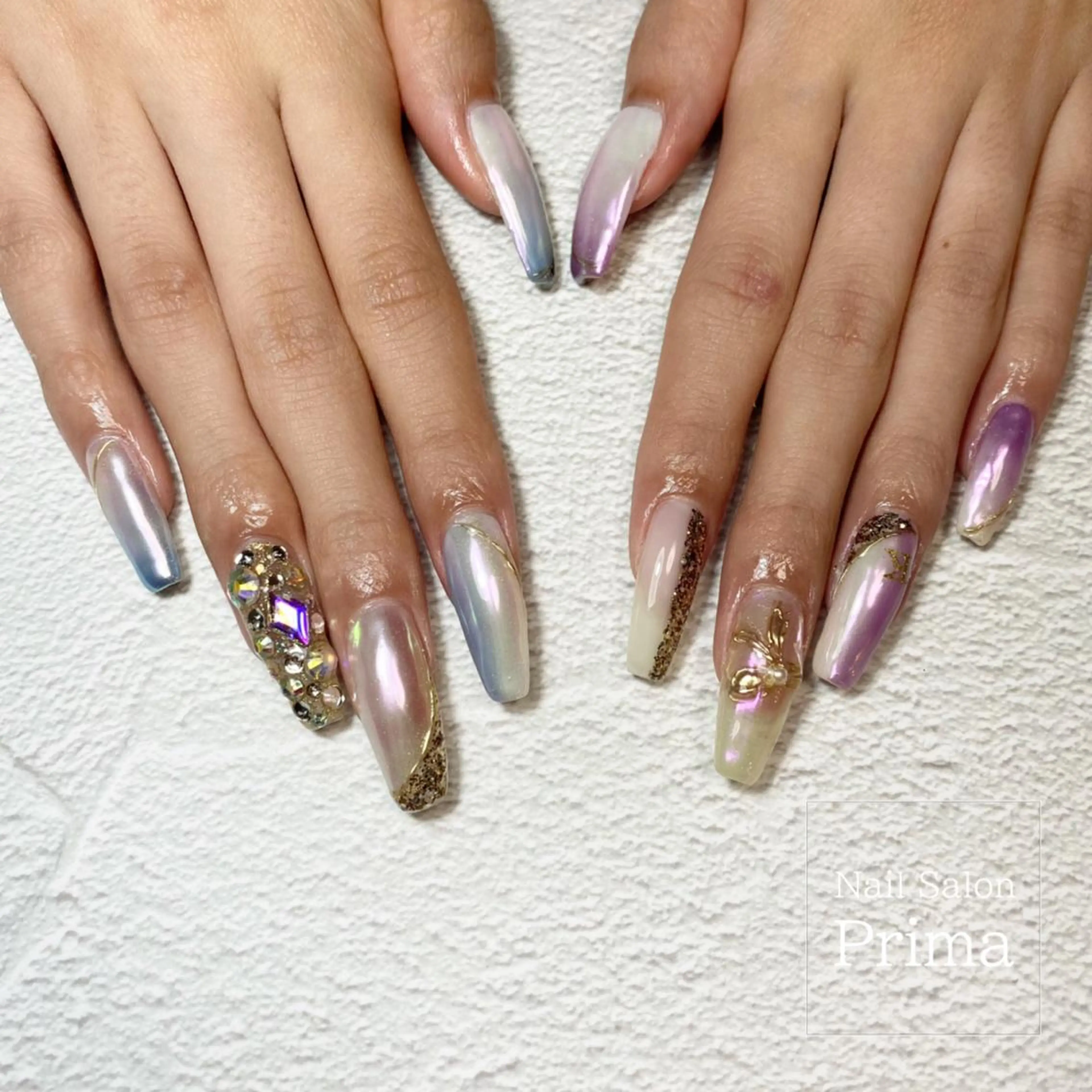 ロング ネイル SalonPrima Nail & Eyeのマツエク・マツパデザイン