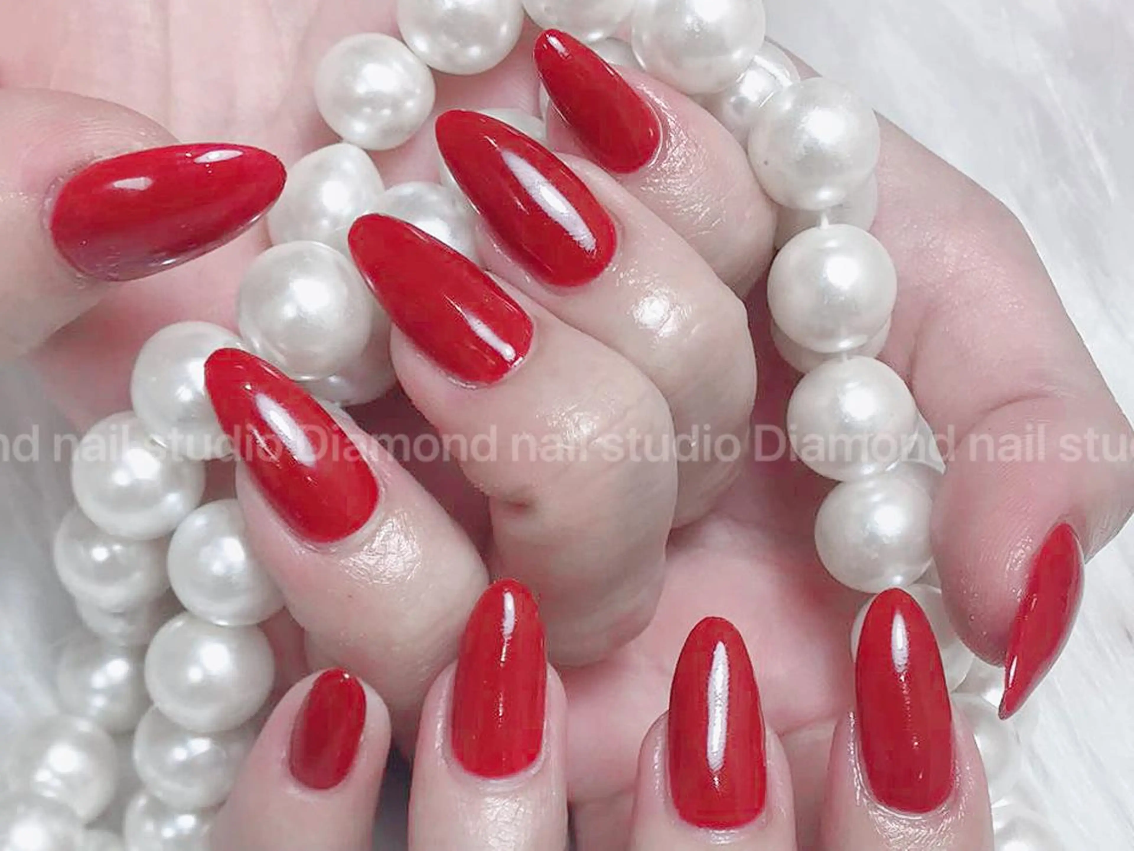 ネイル ハンドネイル DIAMOND Nail🍒のネイルデザイン