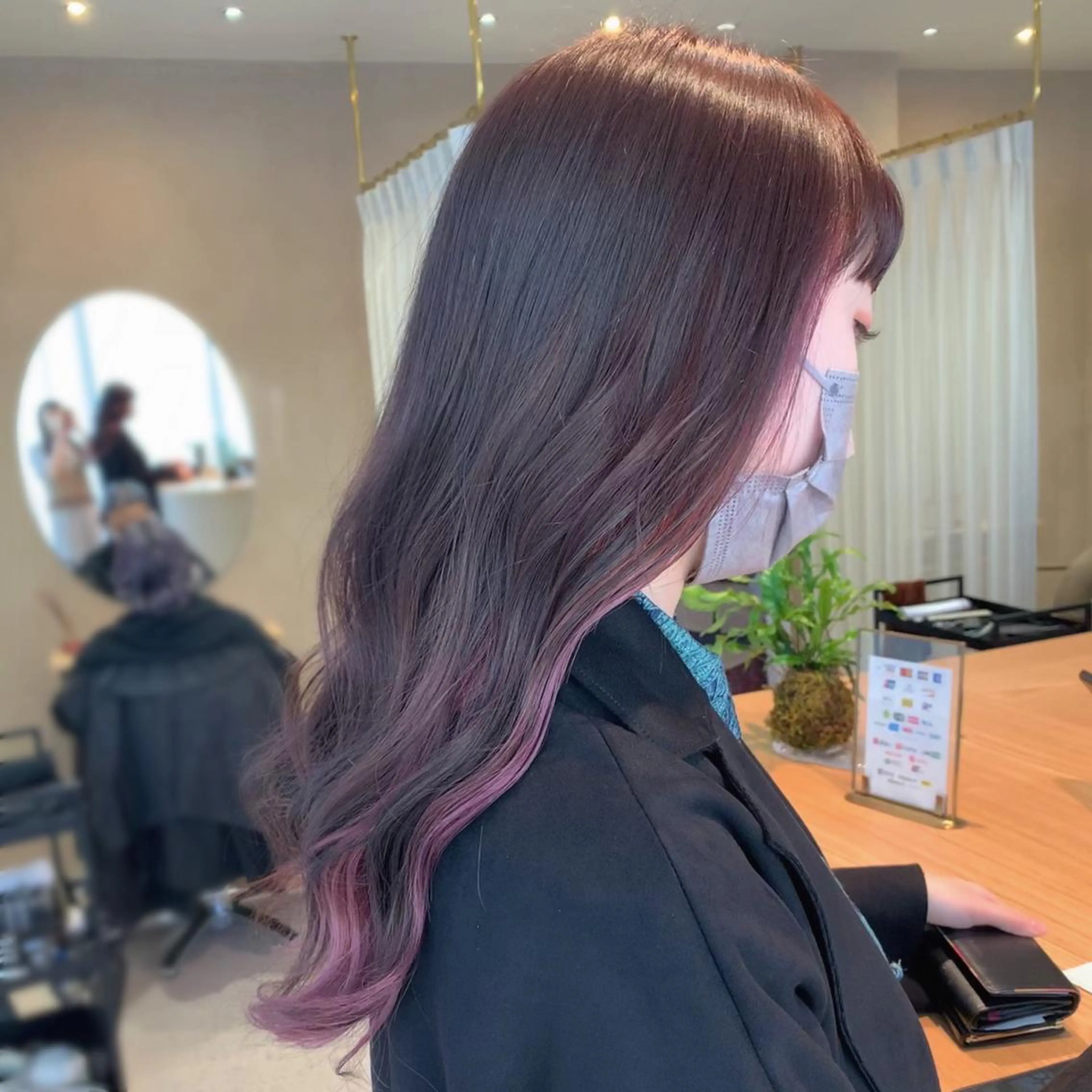 ロング カラー SALOWIN京都河原町suite店所属・うる艶カラー／ 髪質改善／arisaのヘアスタイル