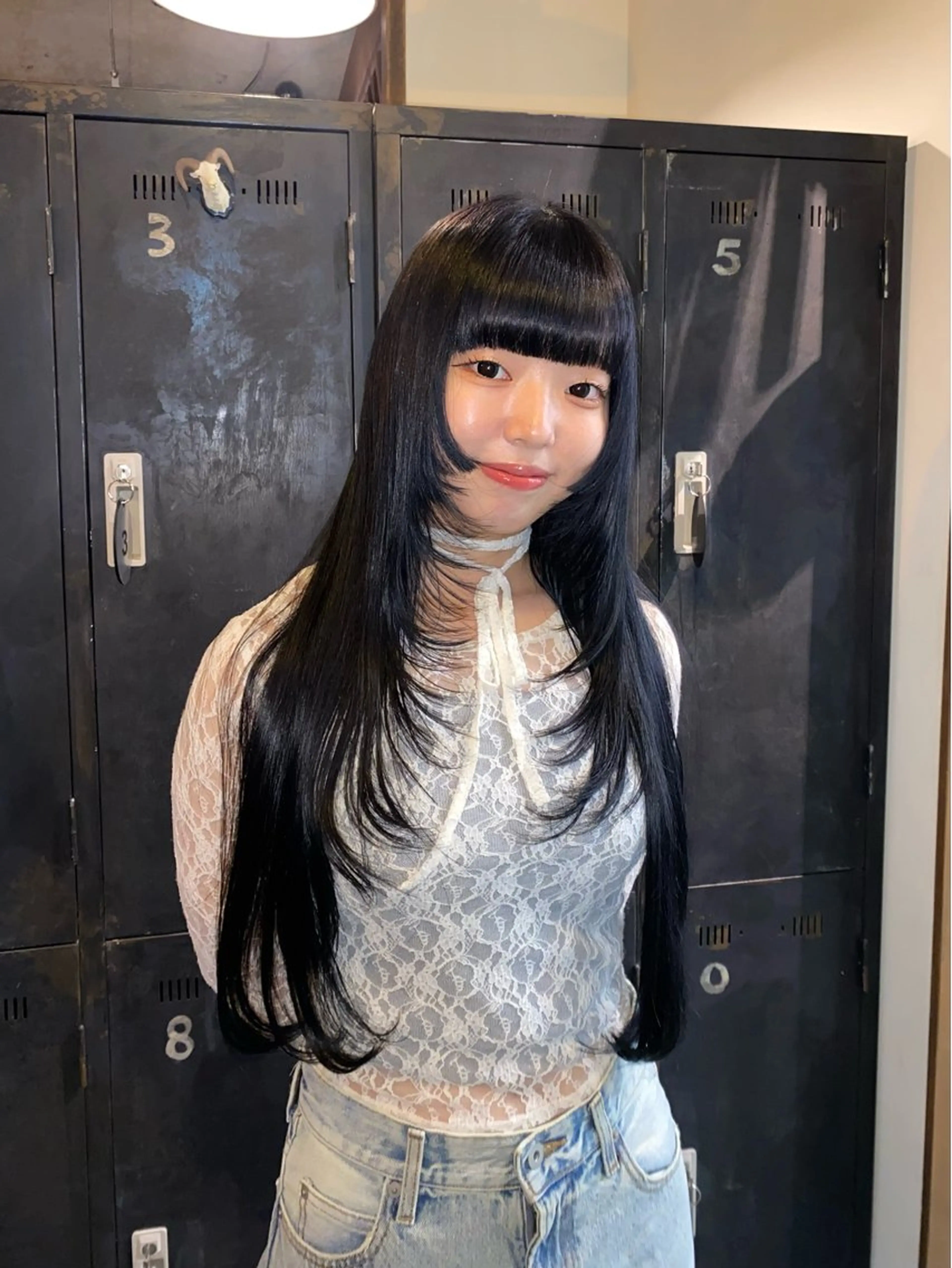 ロング 透明感|グレージュ 🌘/青空soraのヘアスタイル