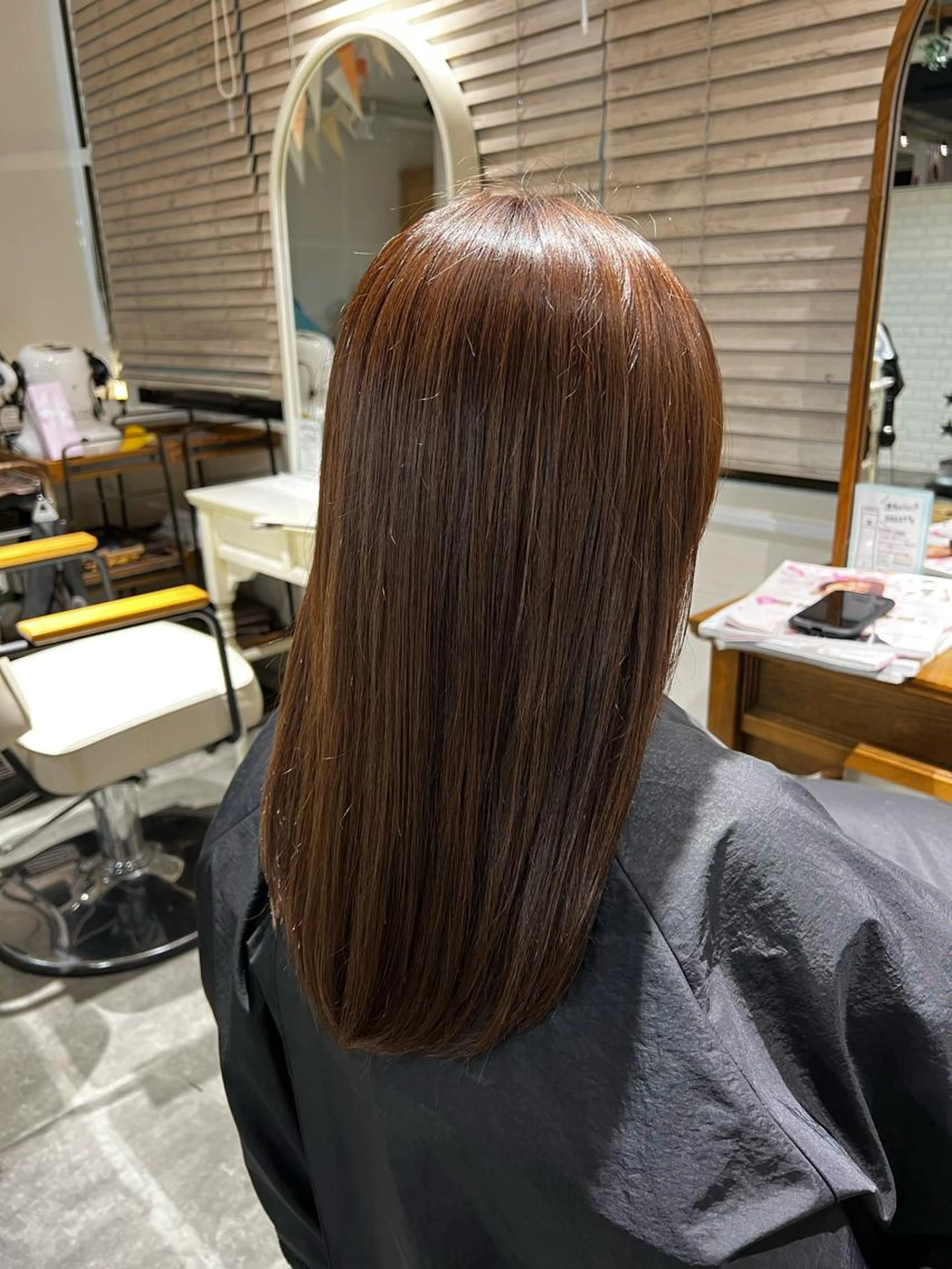 N.カラー+髪質改善トリートメント+髪質改善ホームケアの写真