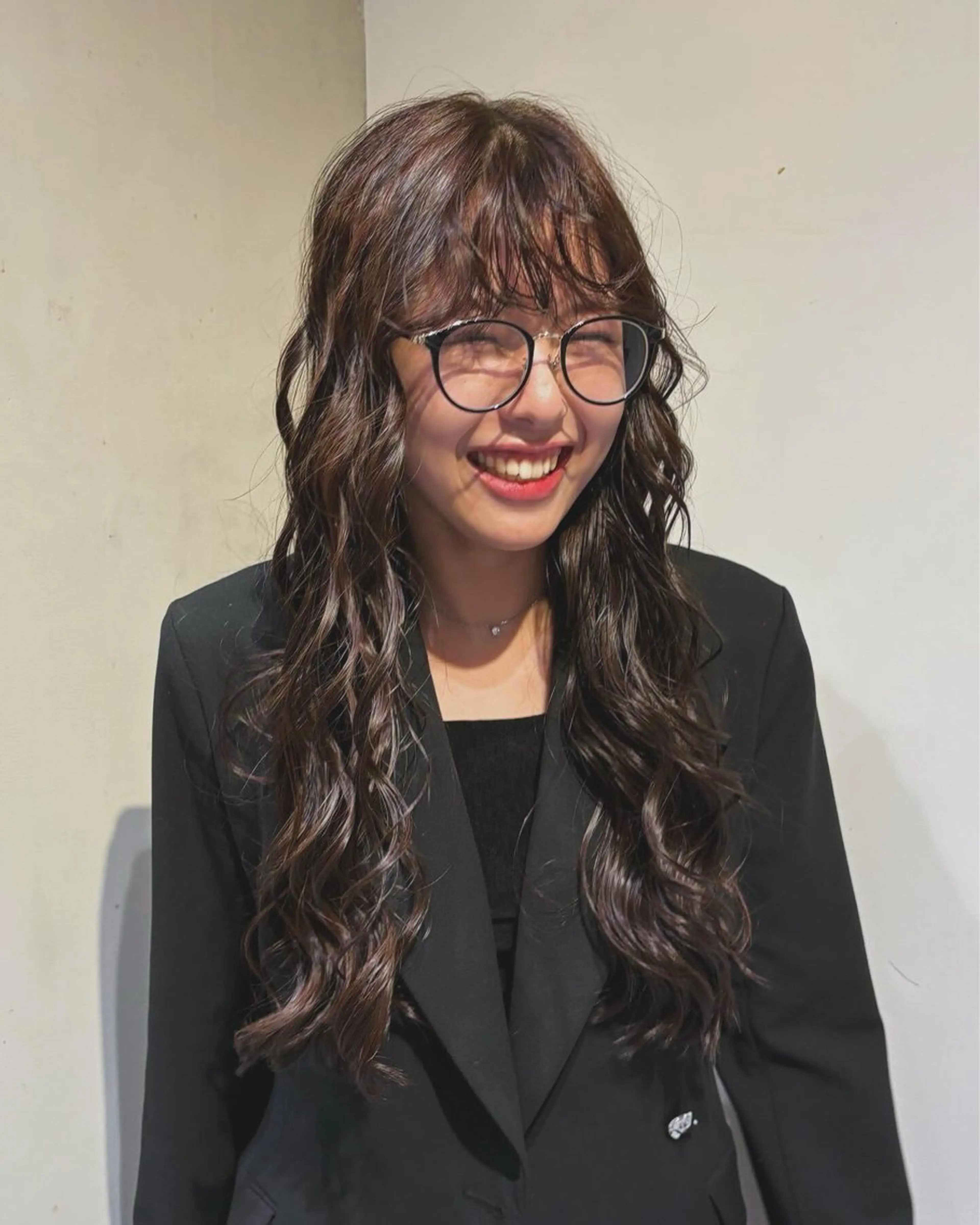 ロング 本田 聖のヘアスタイル