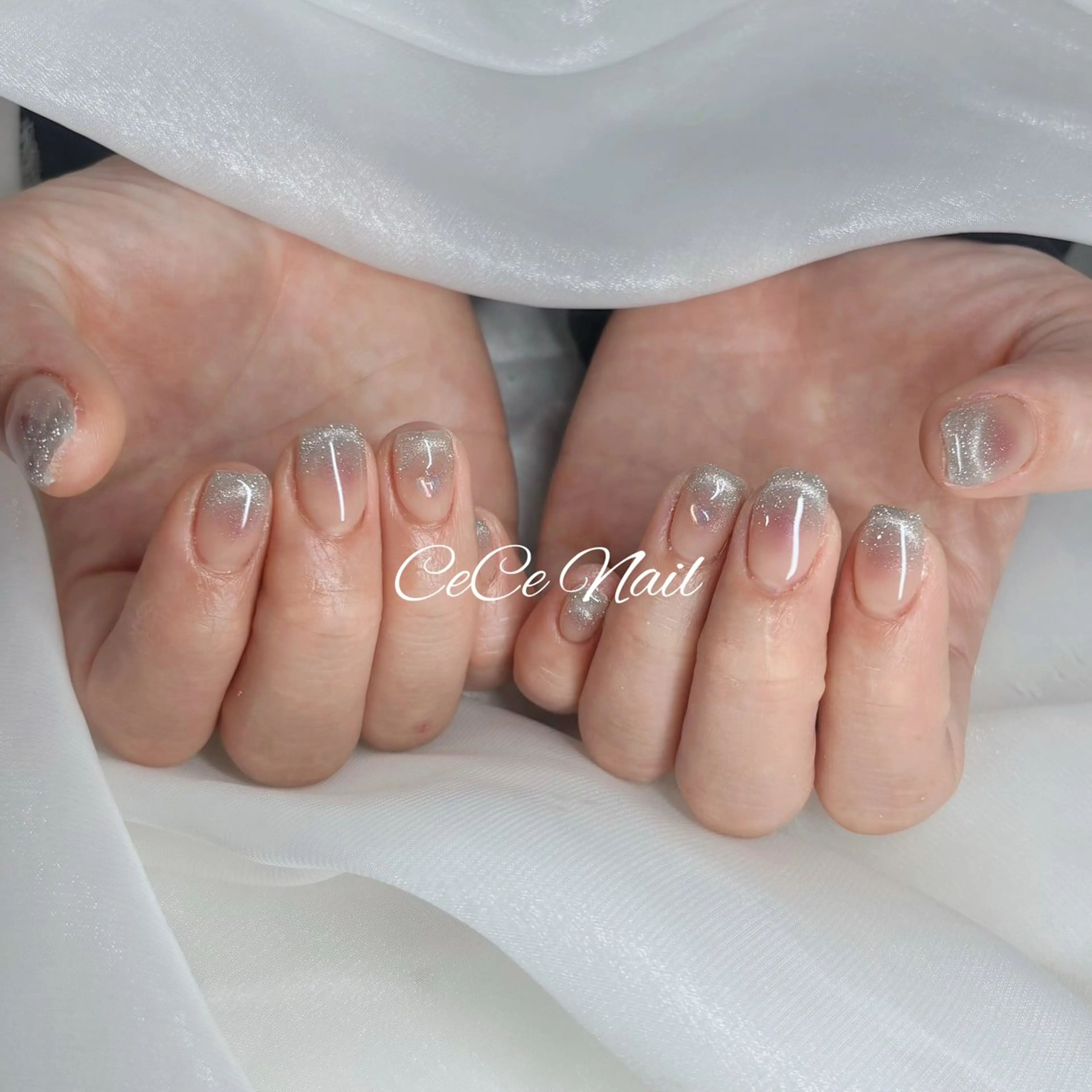 ネイル ハンドネイル CeCe Garden所属・CeCeGarden ✨️キラキラワンホンのネイルデザイン