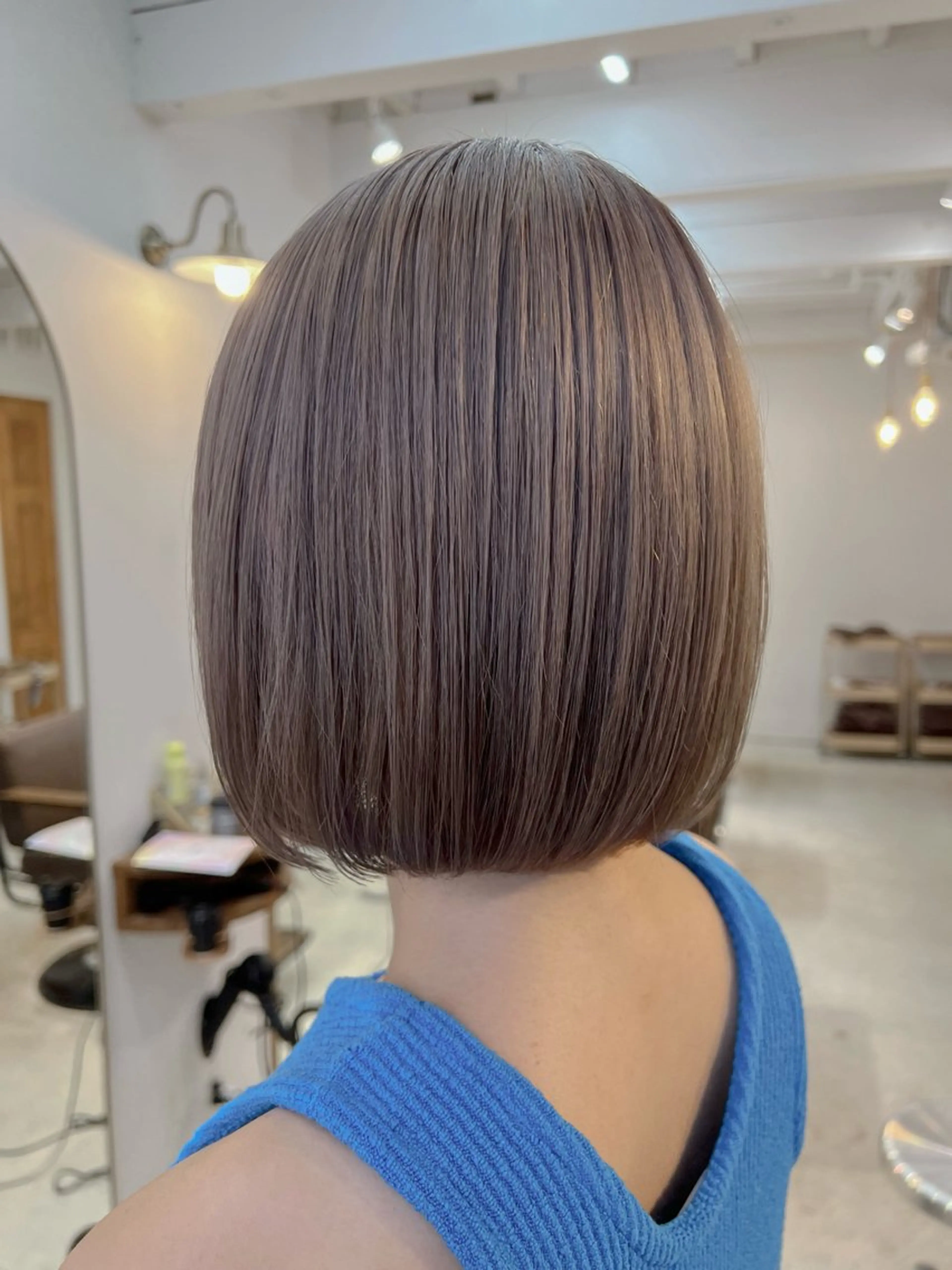 ショート ボブ 色素薄めカラー❤︎ chihiroのヘアスタイル