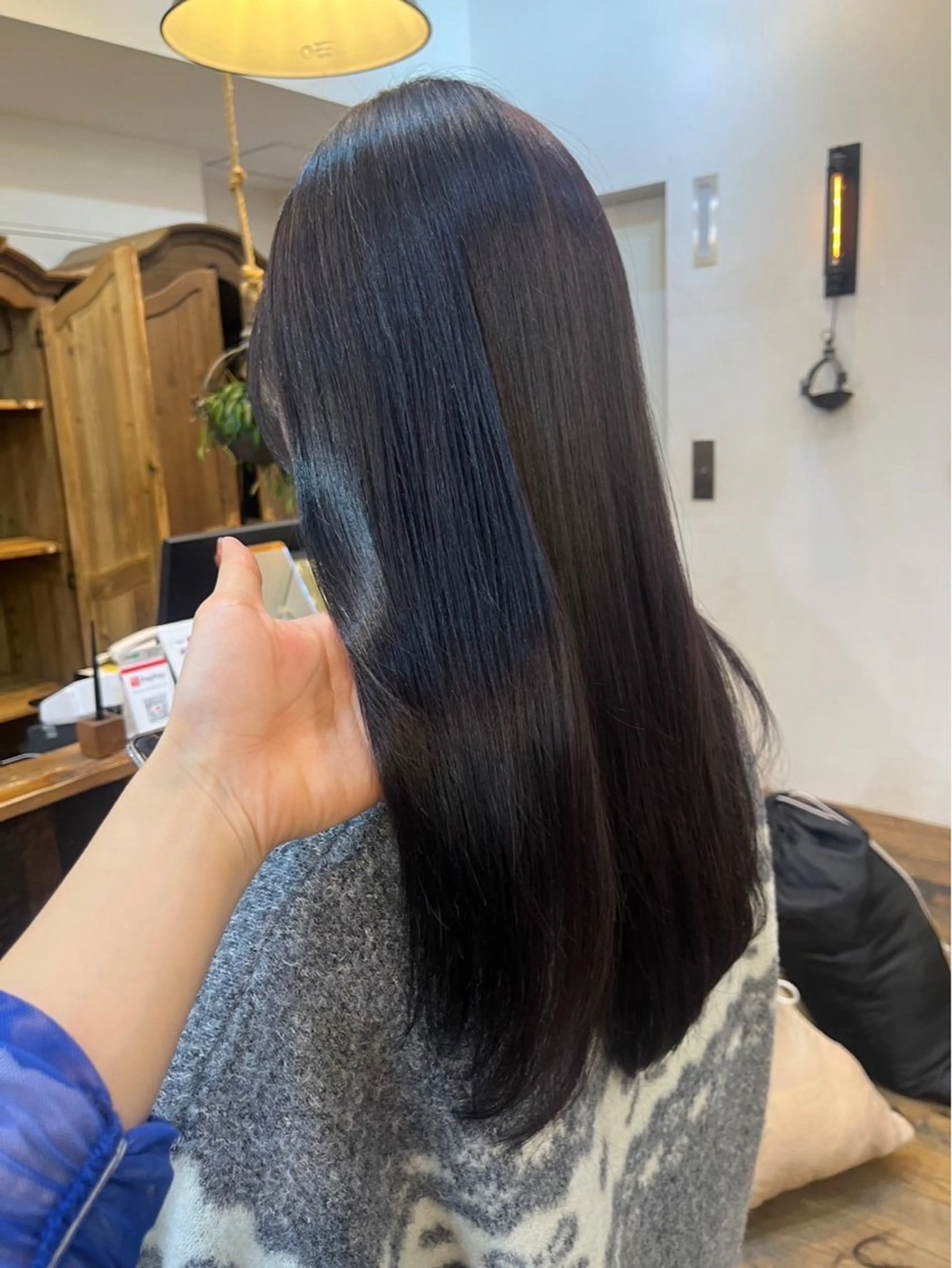 ロング kahona/カラー /縮毛矯正/銀座のヘアスタイル