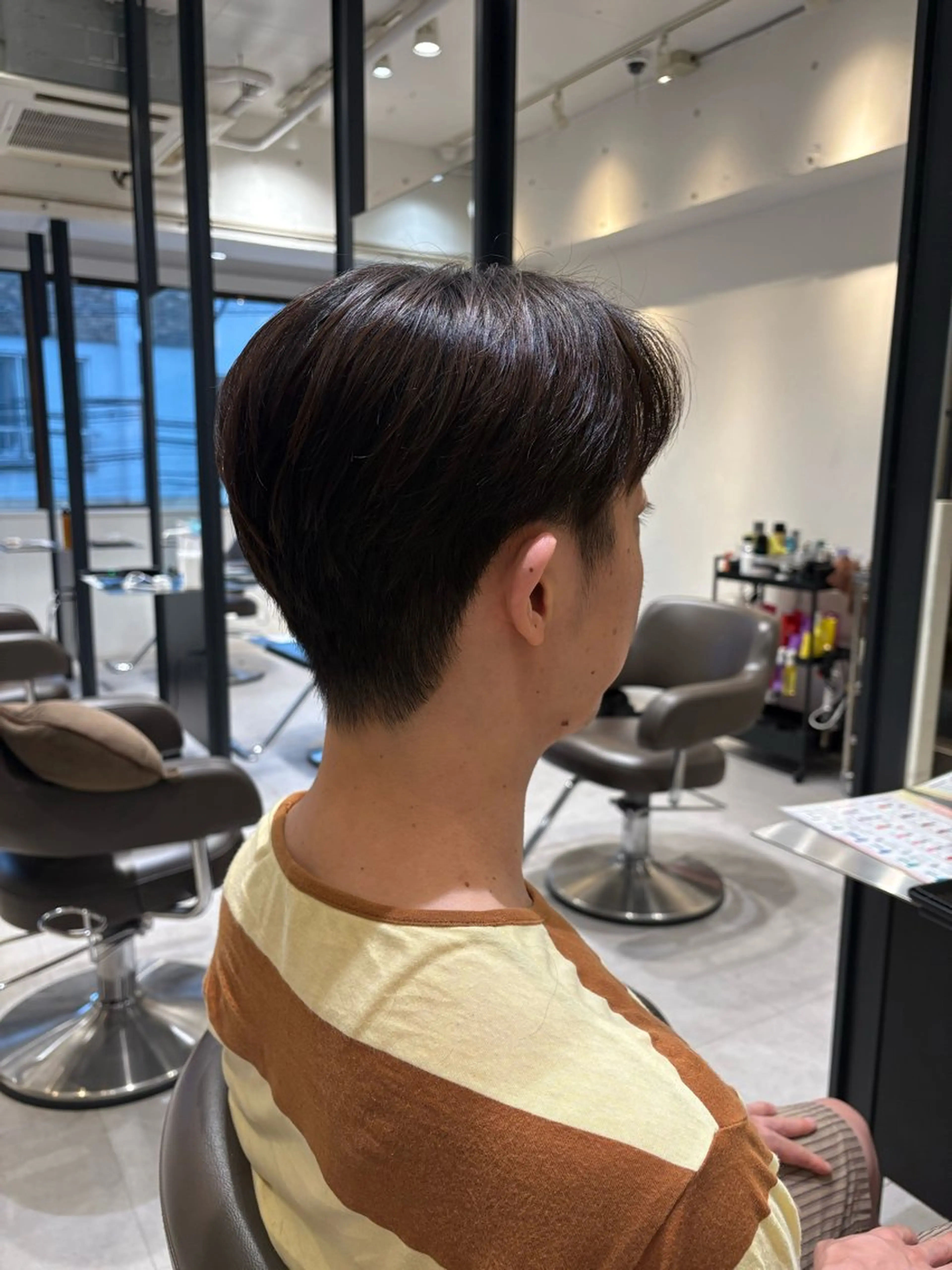 ミディアム メンズ CLAPS 弘明寺店所属・さが るかのヘアスタイル