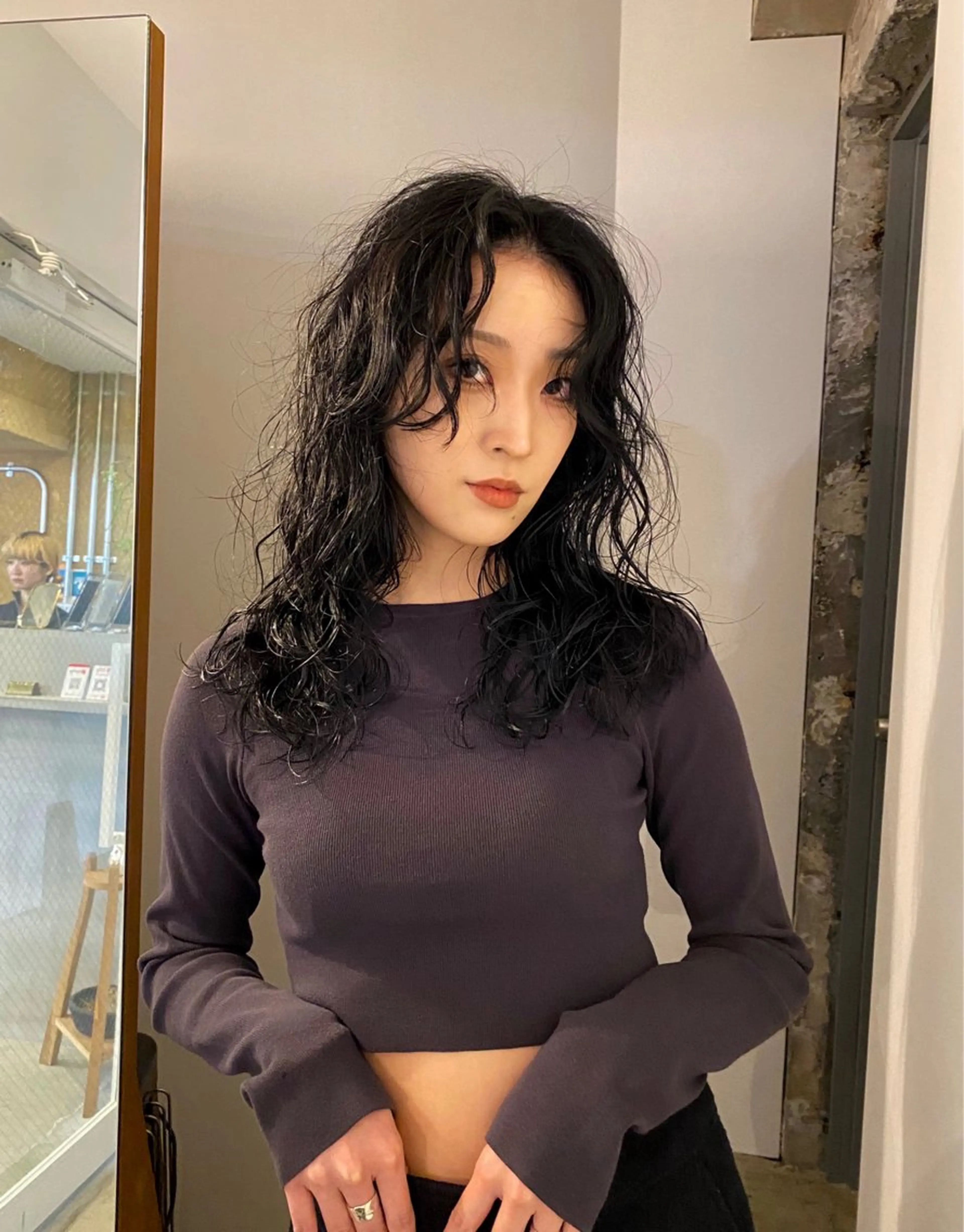 セミロング カラー パーマ カット ヘアカラー パーマ GATTACA所属・KEI gattacaのヘアスタイル