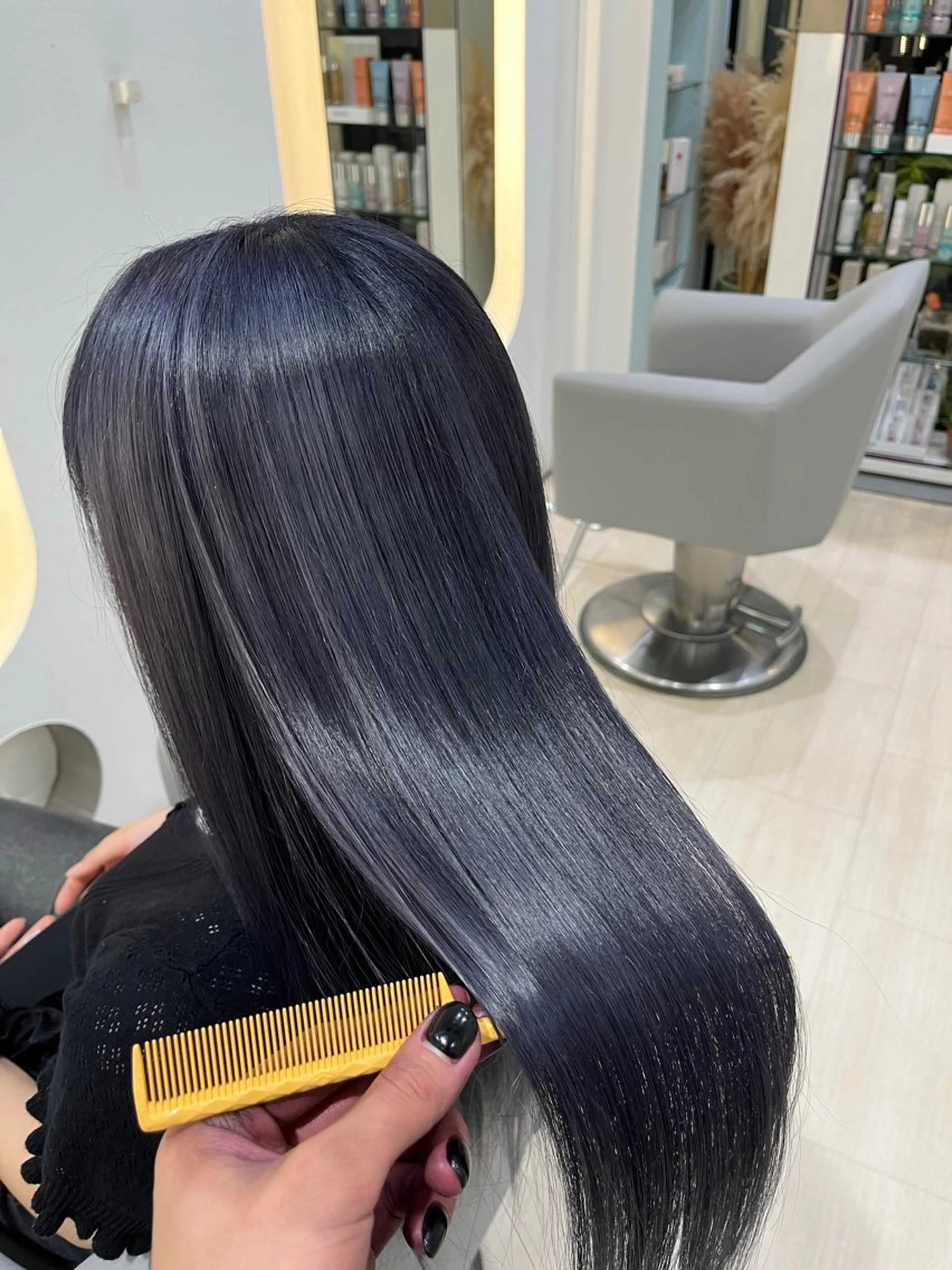 ロング カラー パープルカラー R u i /透明感カラーのヘアスタイル