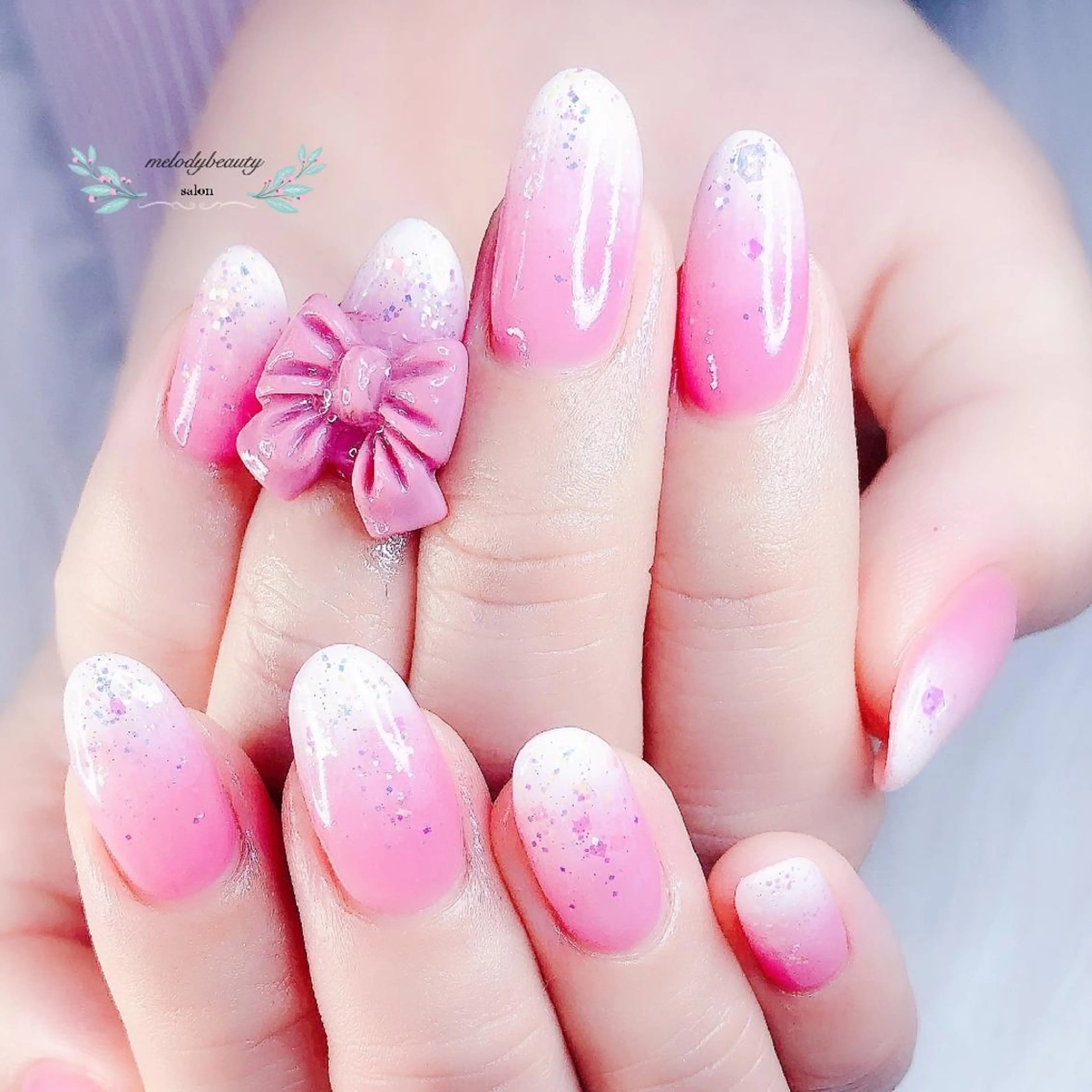 ネイル オーロラネイル ジェルネイル マグネットネイル シンプルネイル ブライダルネイル Melody Nail所属・Melody  3D/スカルプ専門店のネイルデザイン