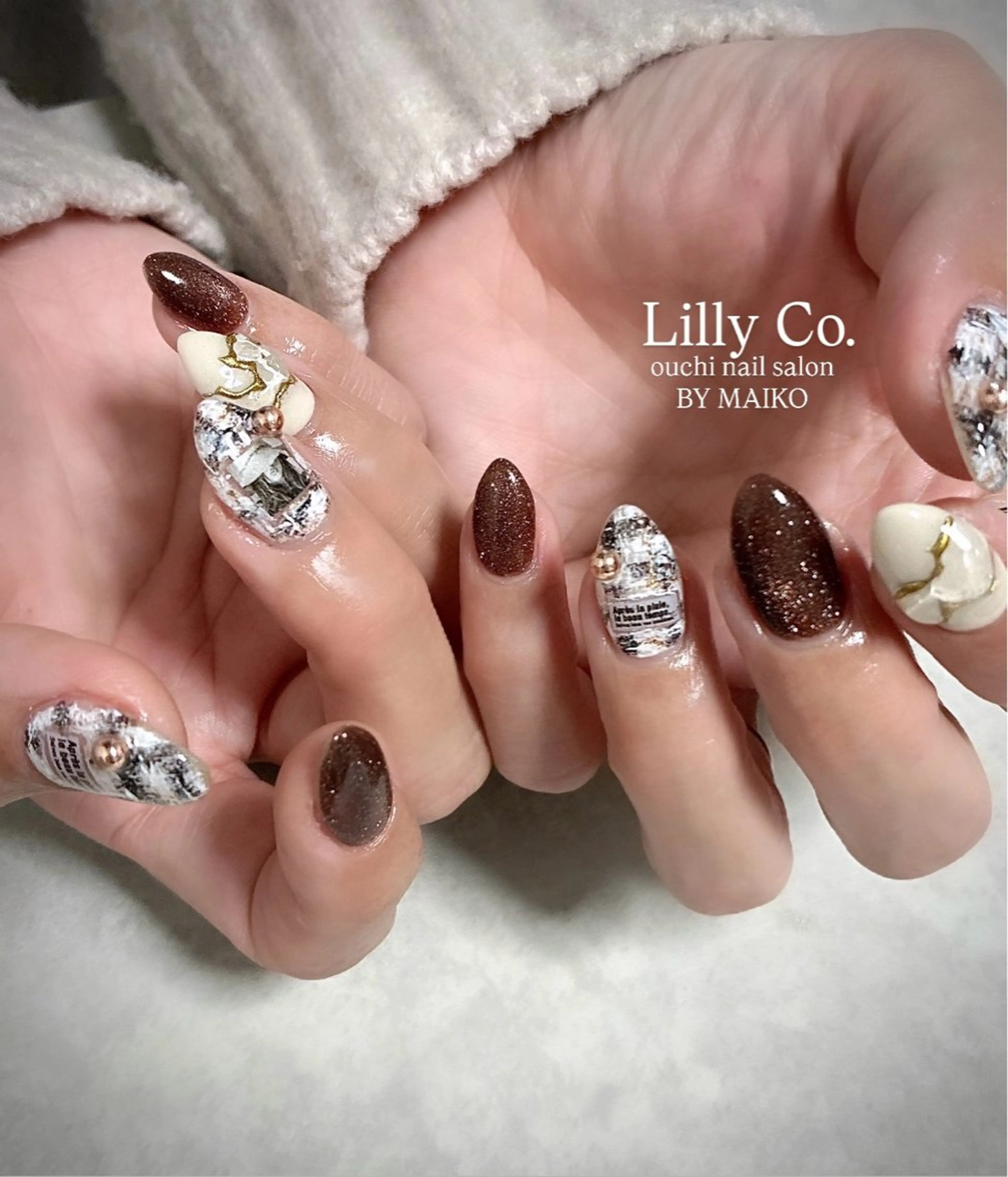 ネイル ハンドネイル ハンドケア Lilly Co.のネイルデザイン