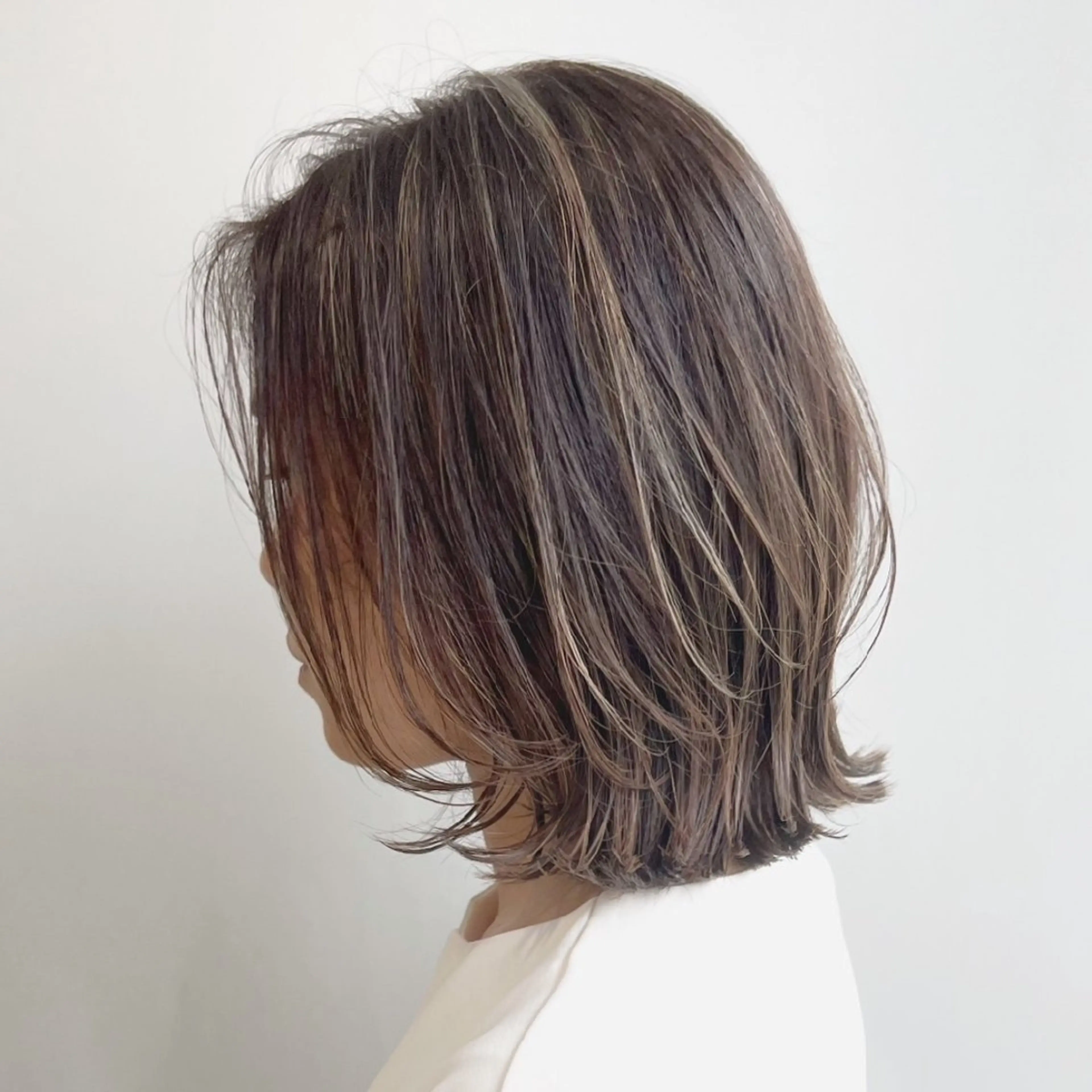 ミディアム カラー 無料カットモデル/ セット/COCOKAのヘアスタイル