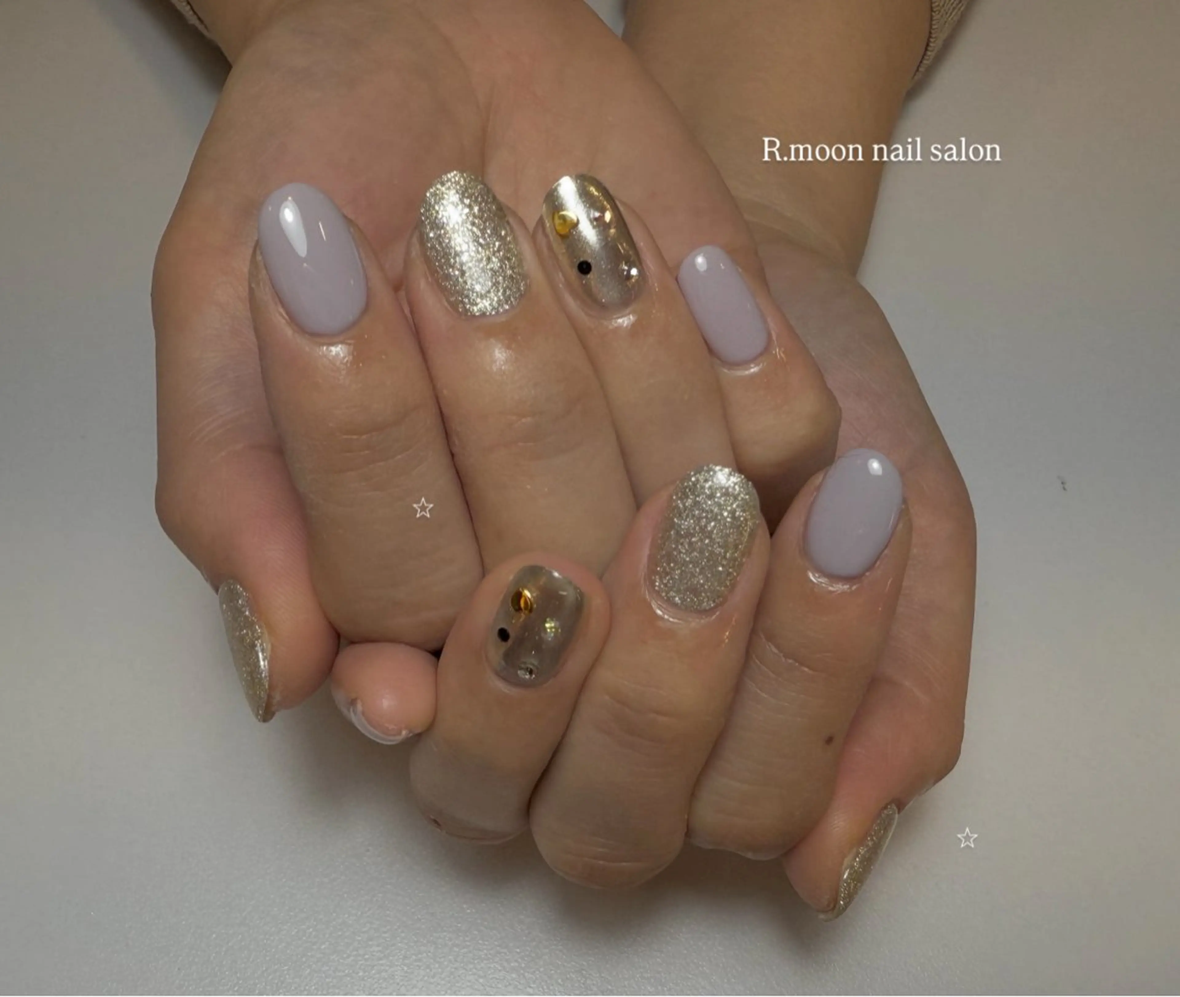 ♡持ち込みデザイン2本アート♡(オフ+ケア込み)の写真