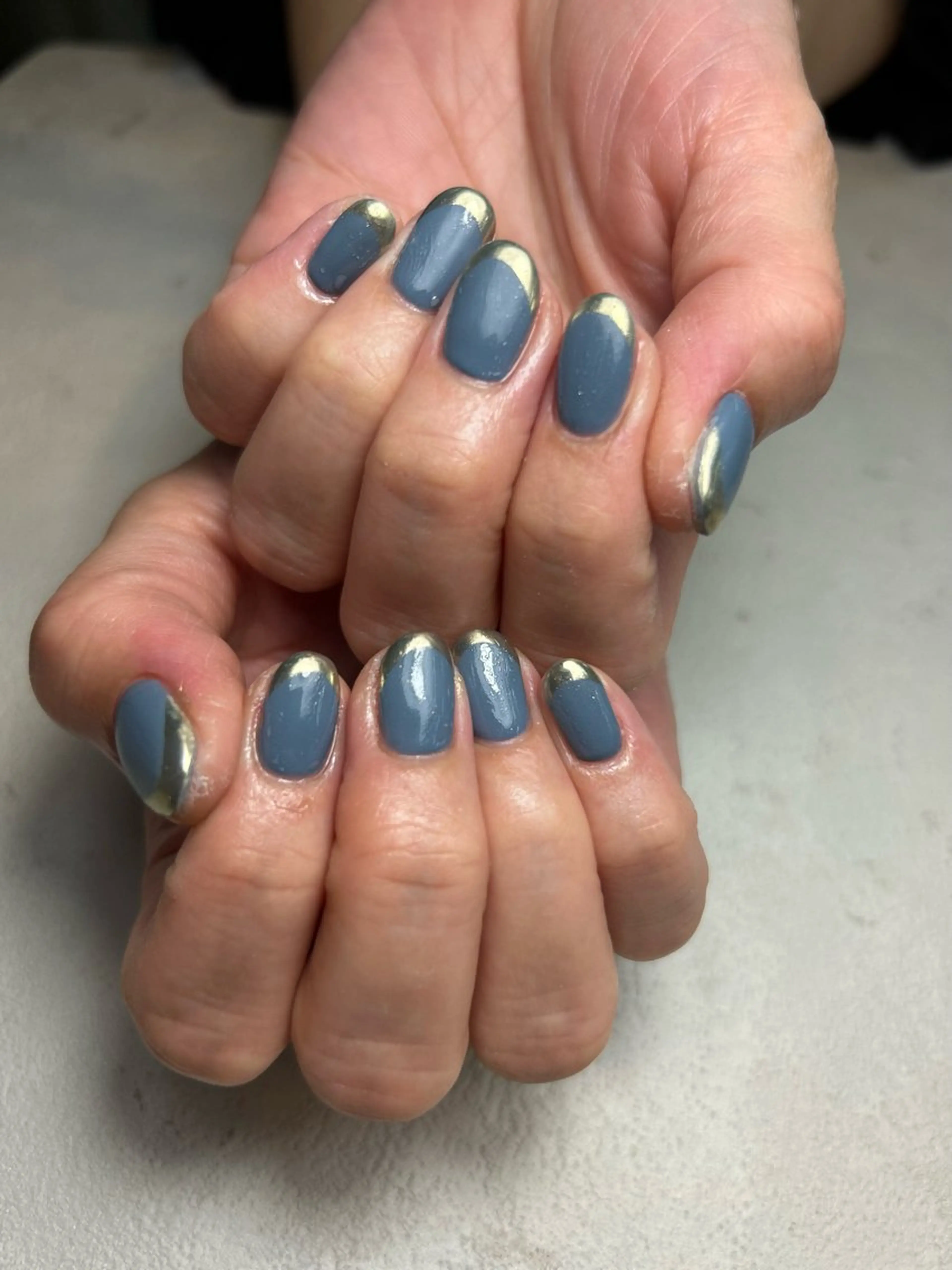 ネイル フレンチネイル ミラーネイル ネイルサロンmuumii所属・東十条muumii ネイルまつ毛のネイルデザイン