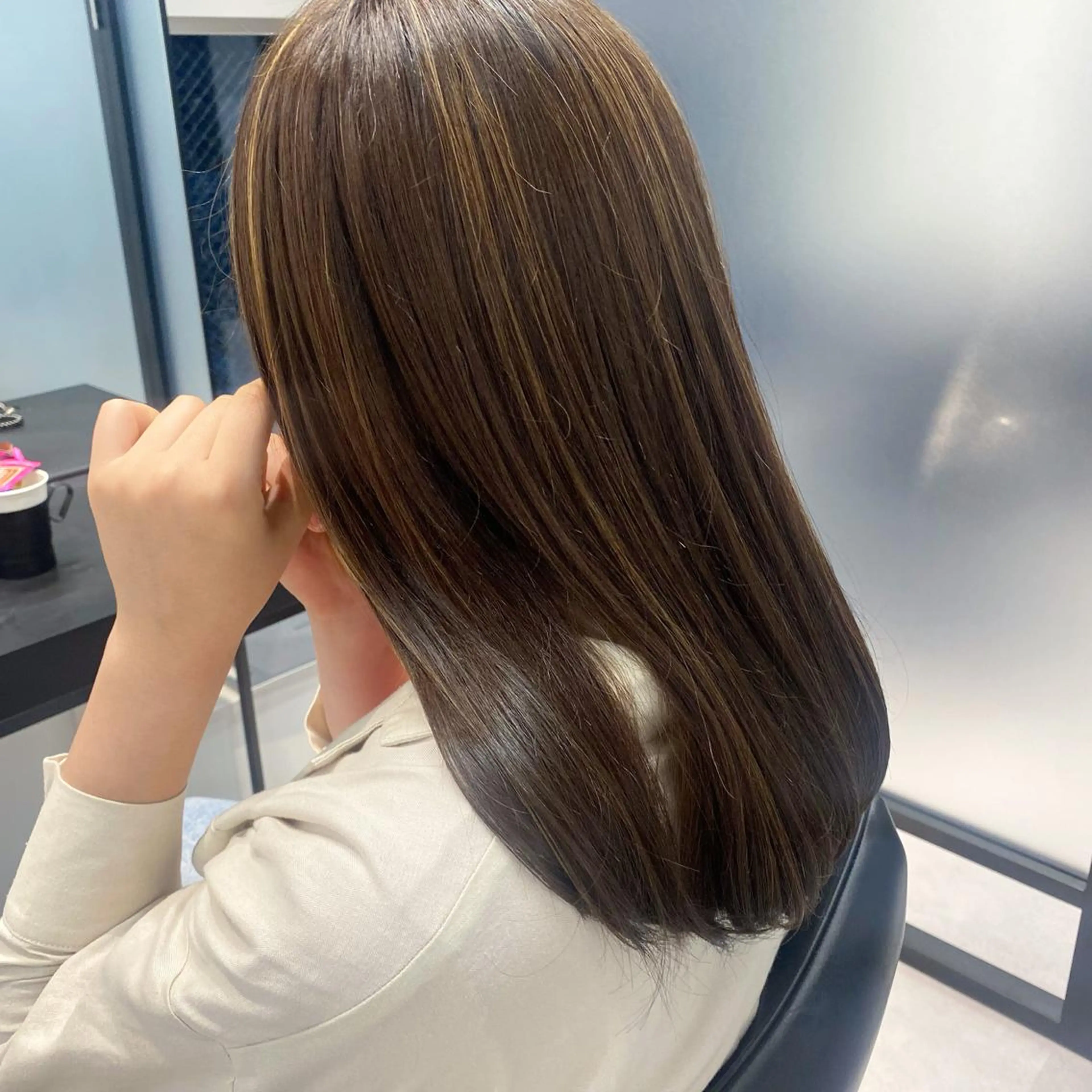 セミロング トリートメント サロウィン浦和所属・愛されヘア/ 暖色カラー/まいこのヘアスタイル