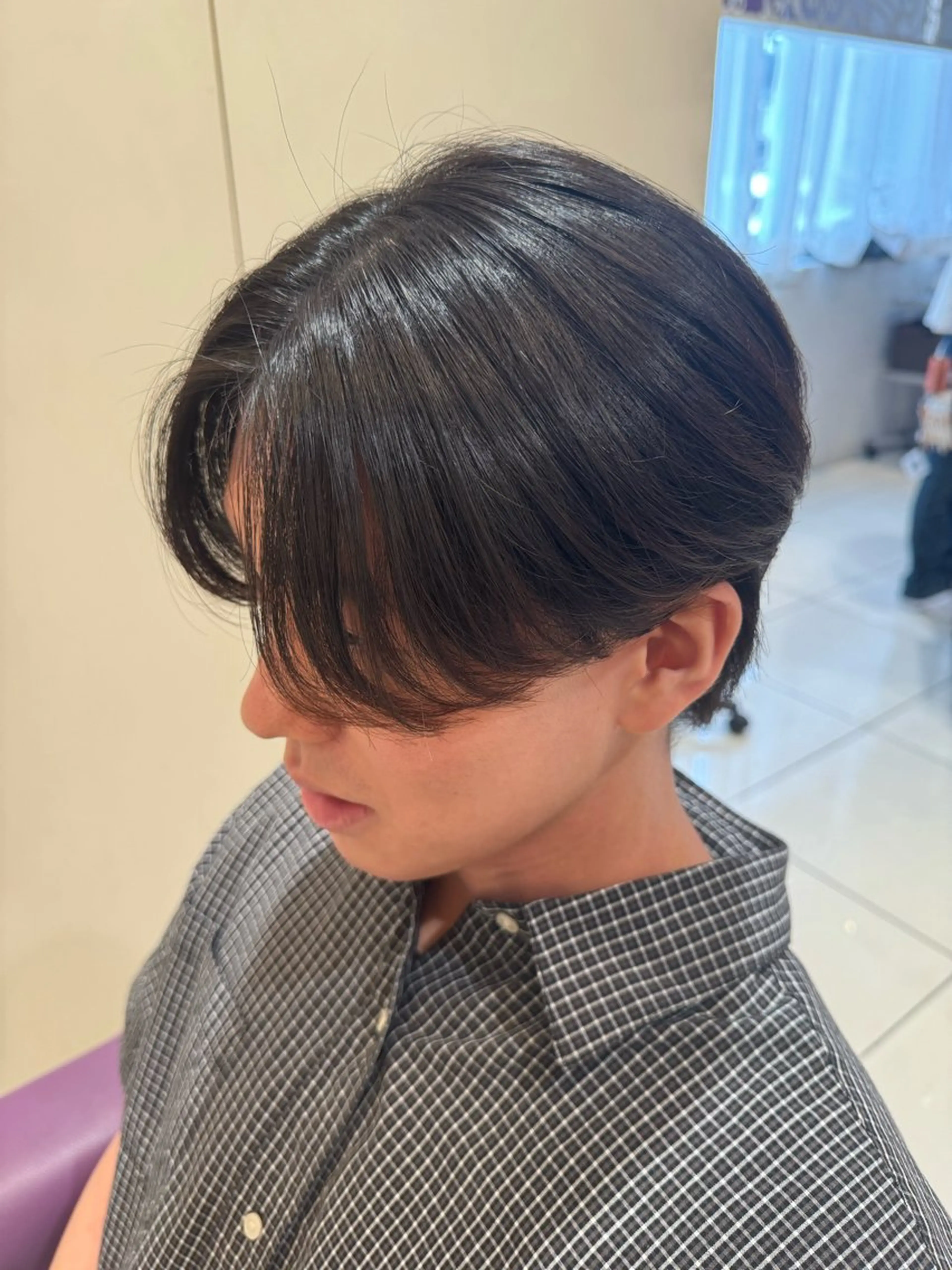 メンズ カット 縮毛矯正 河合 澪のヘアスタイル