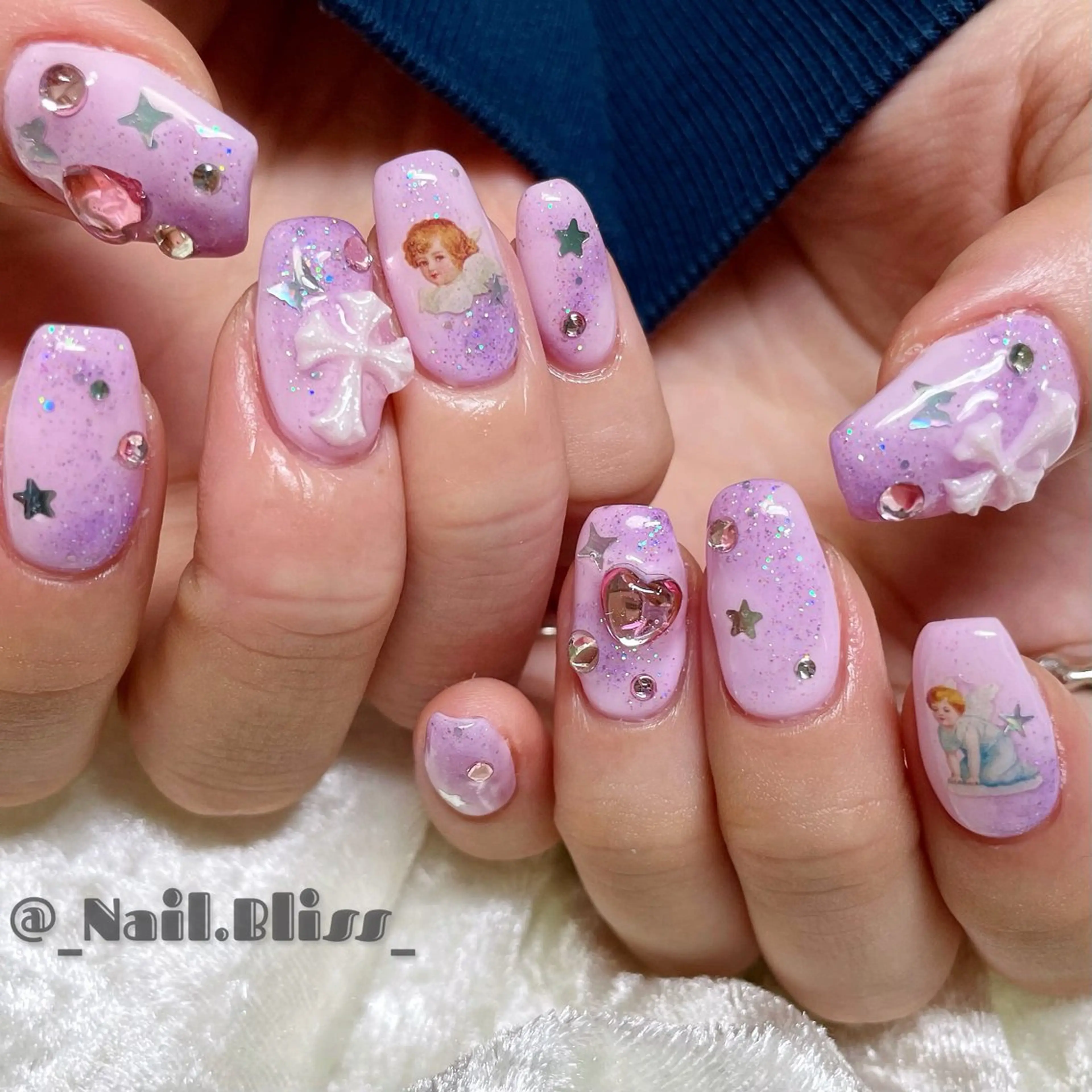 ネイル 持ち込み ハンドネイル NAIL BLISSのネイルデザイン