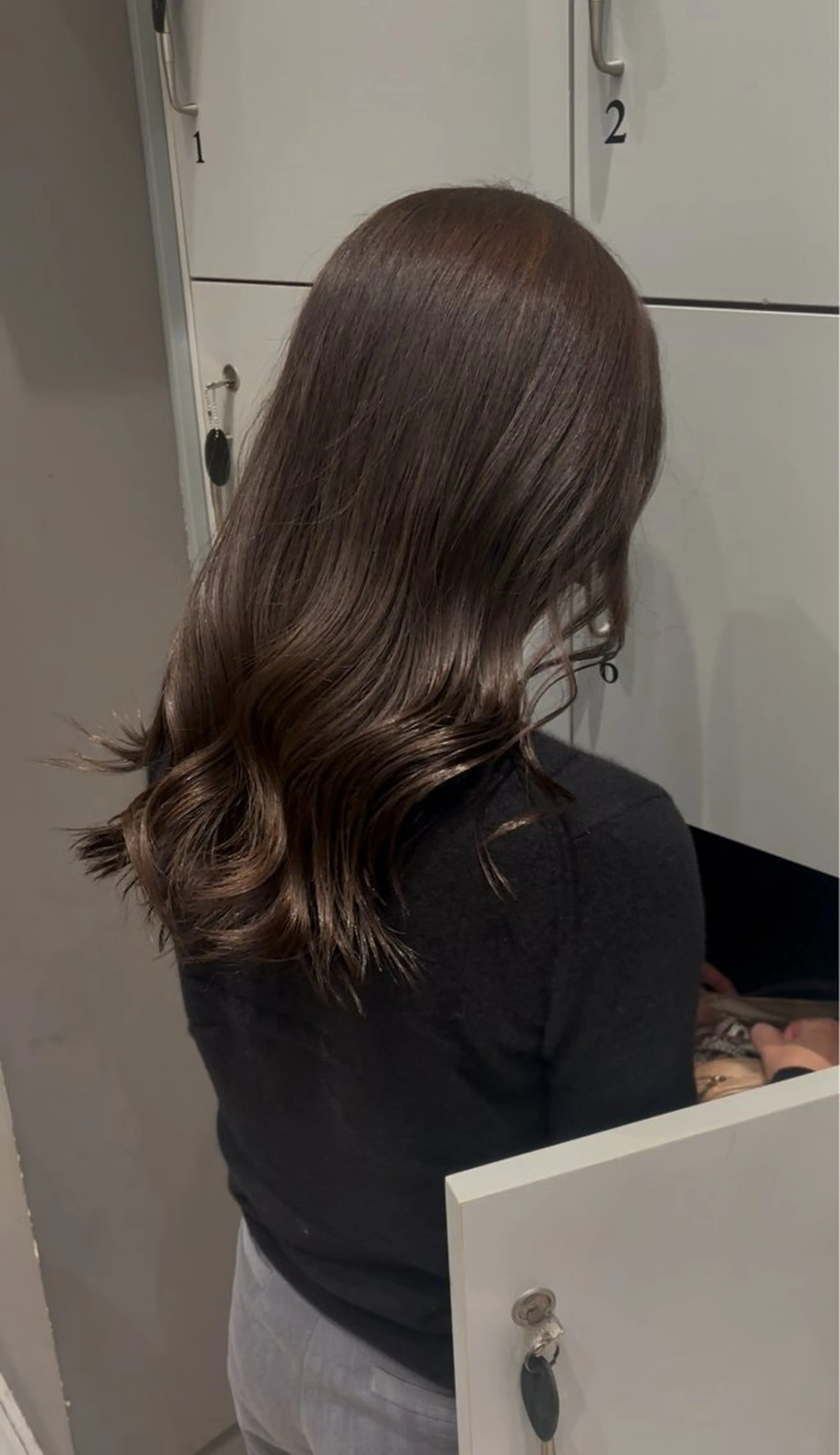 セミロング ヘアアレンジ earth銀座 青山🩵のヘアスタイル