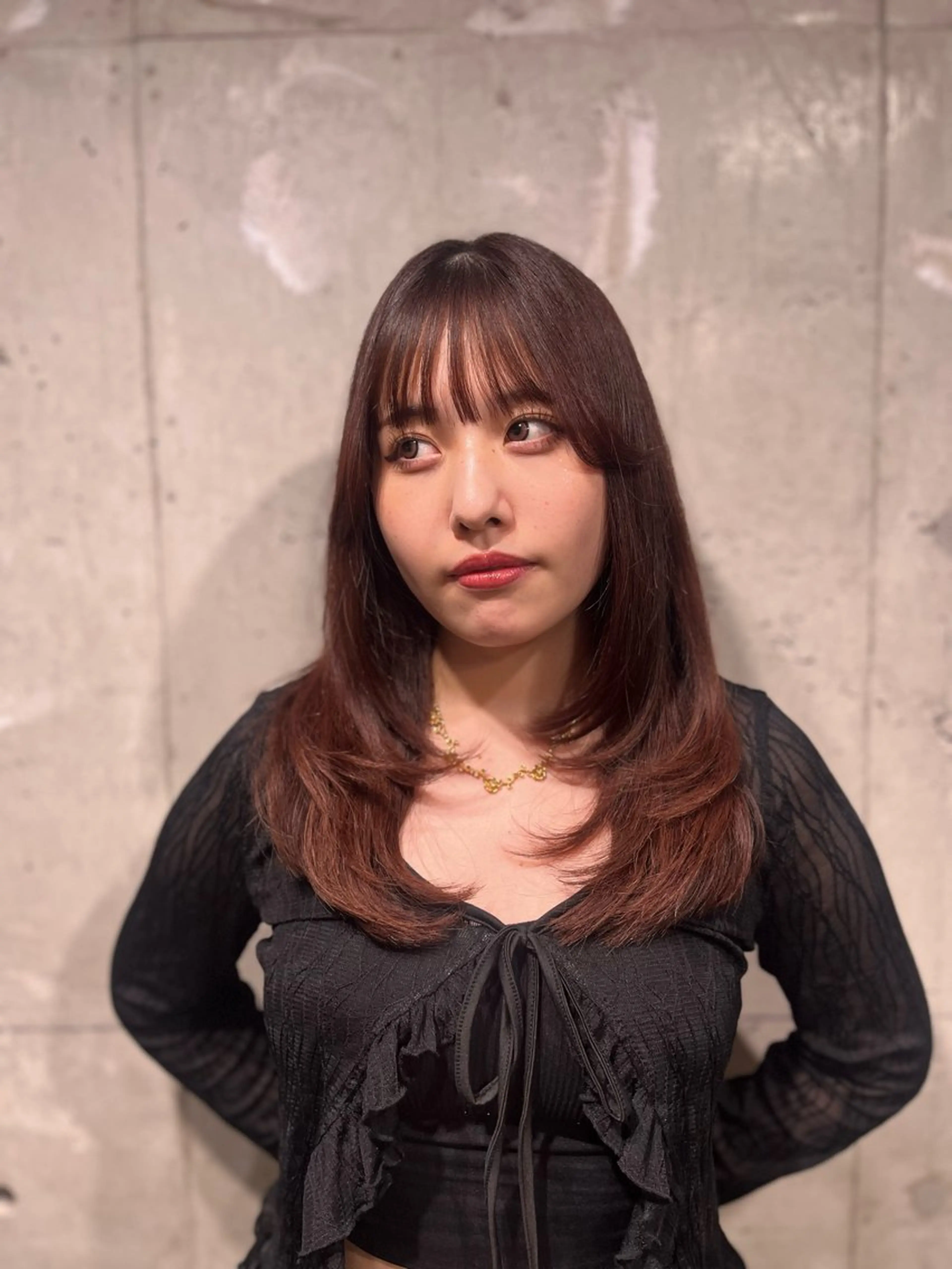 ロング カラー ハイトーンカラー 🦄レイヤーカットのヘアスタイル