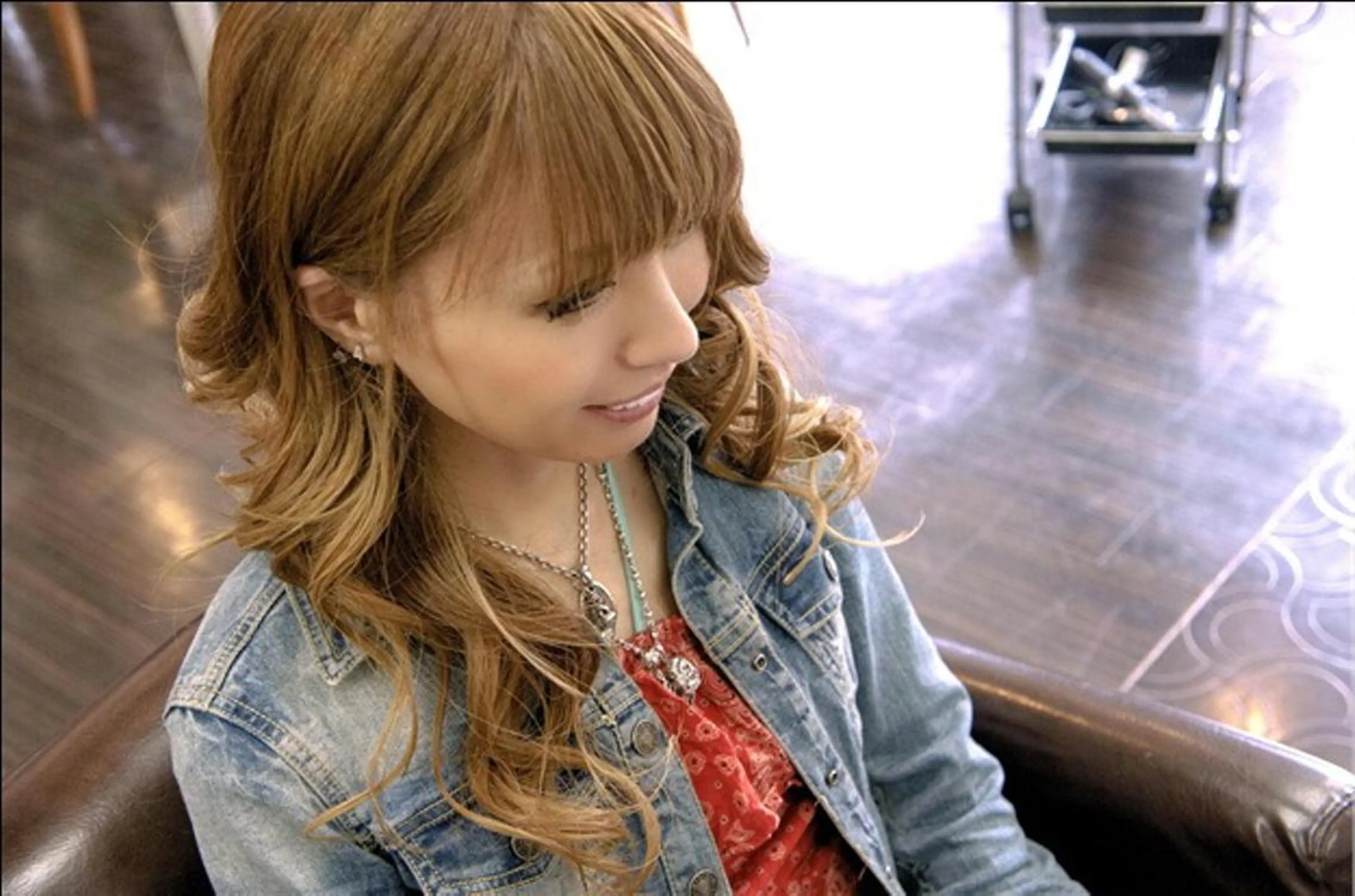 ロング ハイライト 大島 智志のヘアスタイル