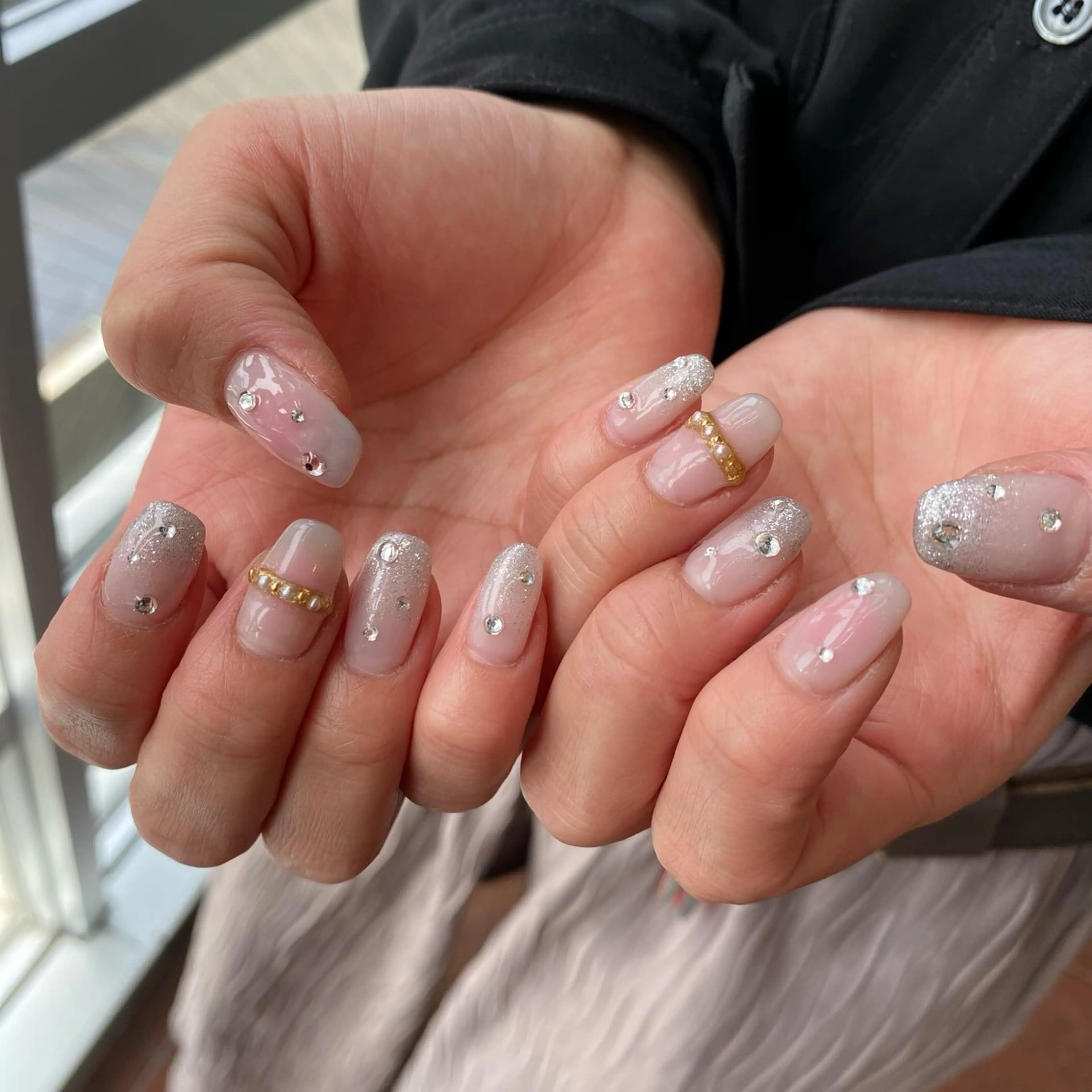 ネイル フットネイル フレンチネイル ジェルネイル グラデーション マグネットネイル ハンドネイル ヘアー.ネイル二刀流 misa🫧のヘアスタイル