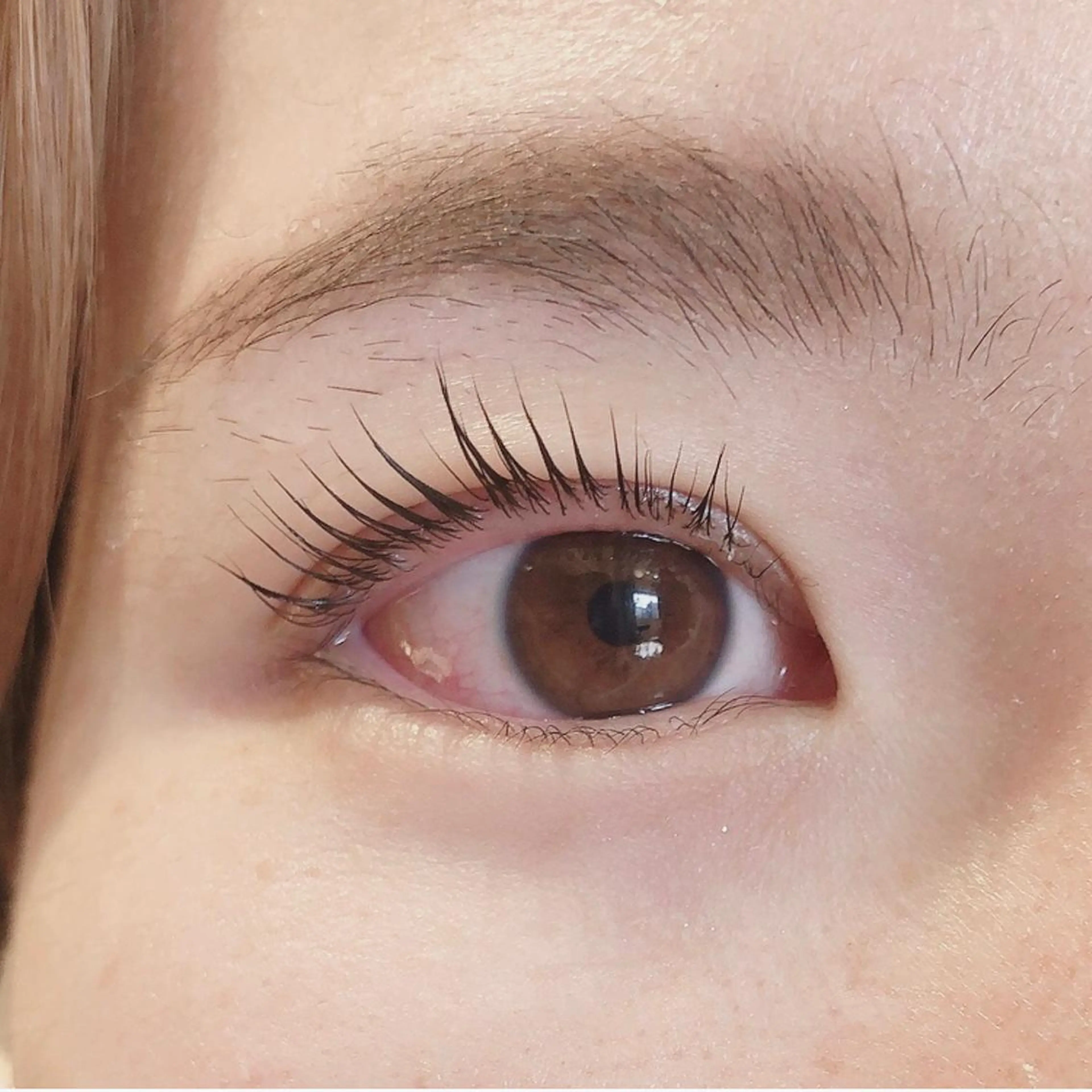 マツエク・マツパ パリジェンヌラッシュリフト あき えいみのヘアスタイル