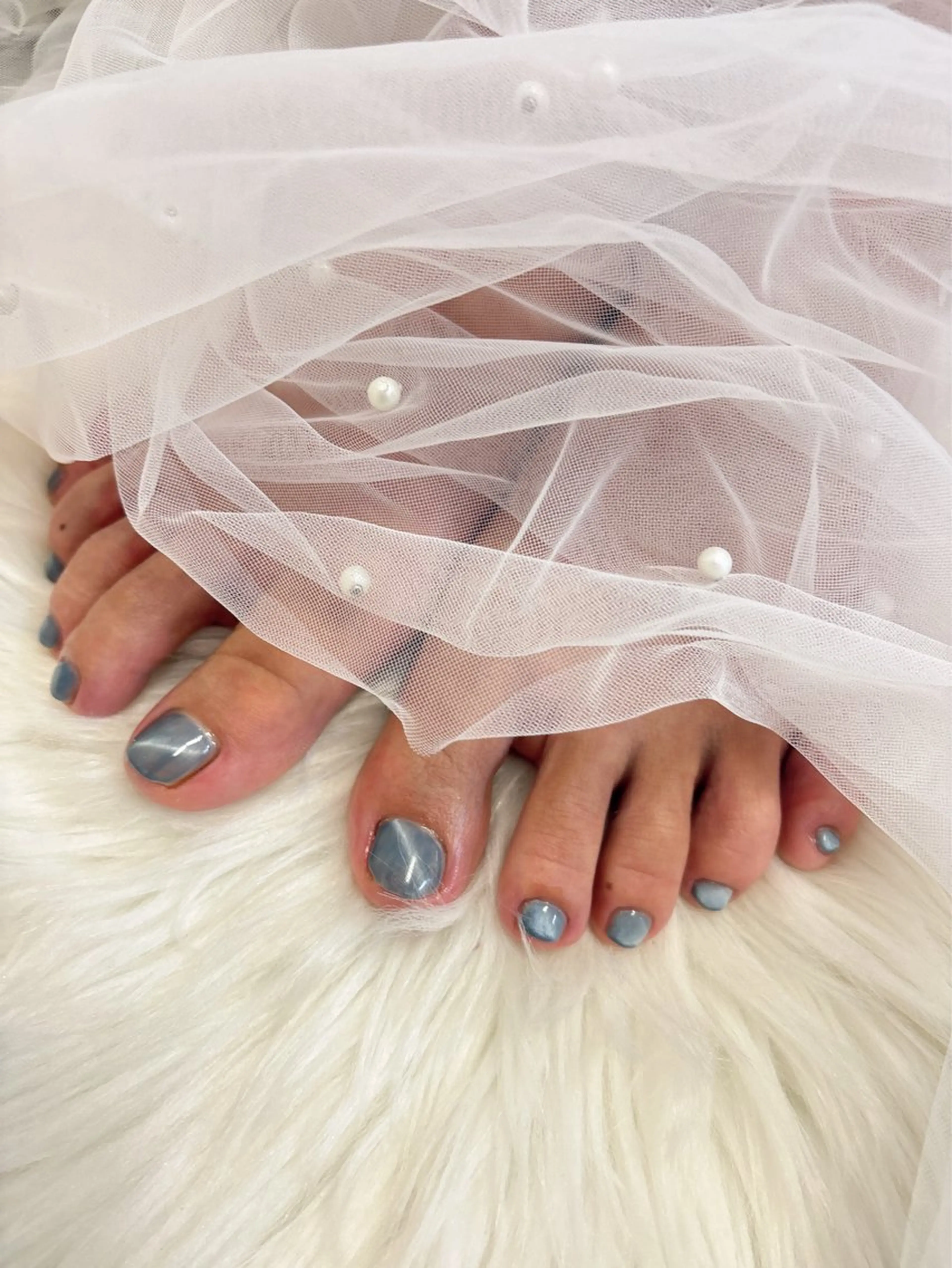 【新規オフ無料】フット マグネットネイルの写真