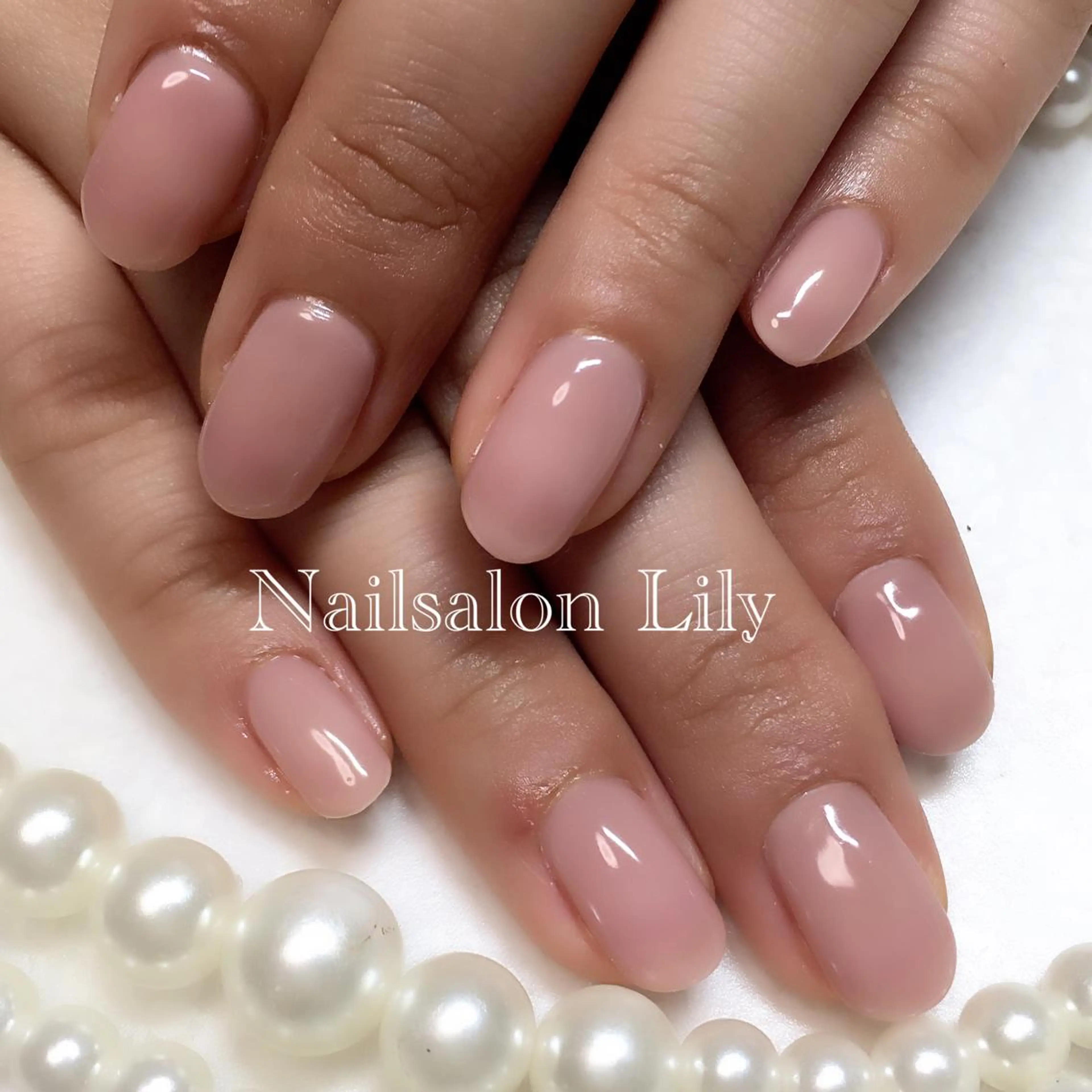 ネイル ワンカラーネイル Nailsalon Lilyのネイルデザイン